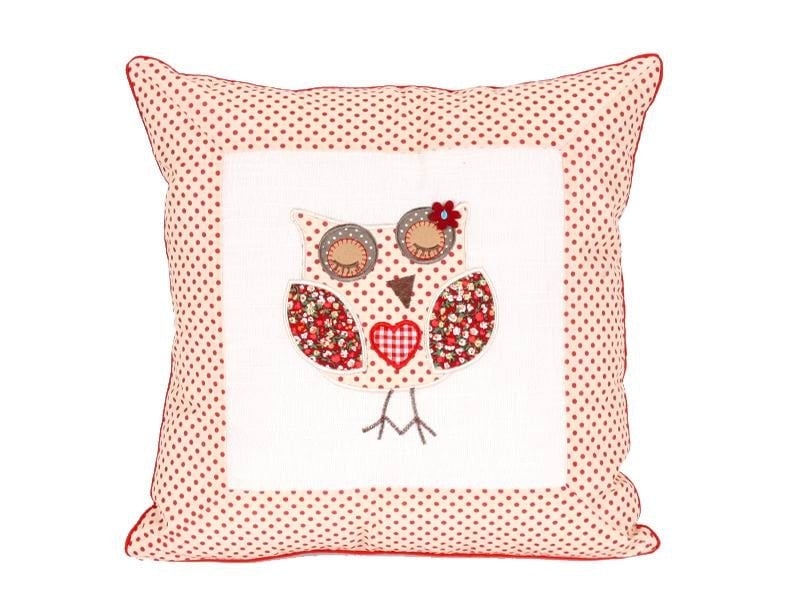 Intimates Cute Owl Closed Eye Cushion - 43Cm X 43Cm - Owl Size 43 X 43Cm