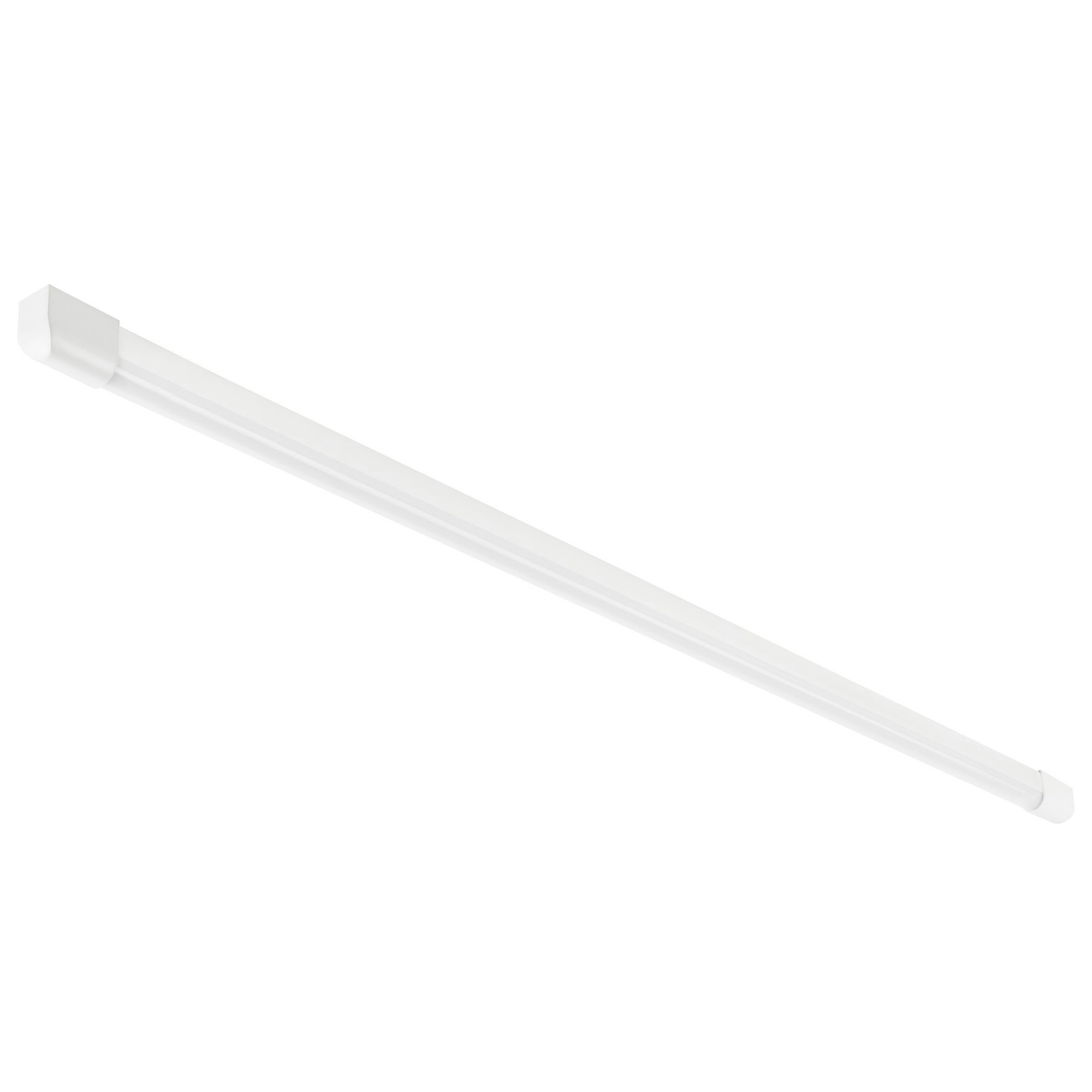 Rackhams Light/White Arlington 120 | Batten Fitting | - 1