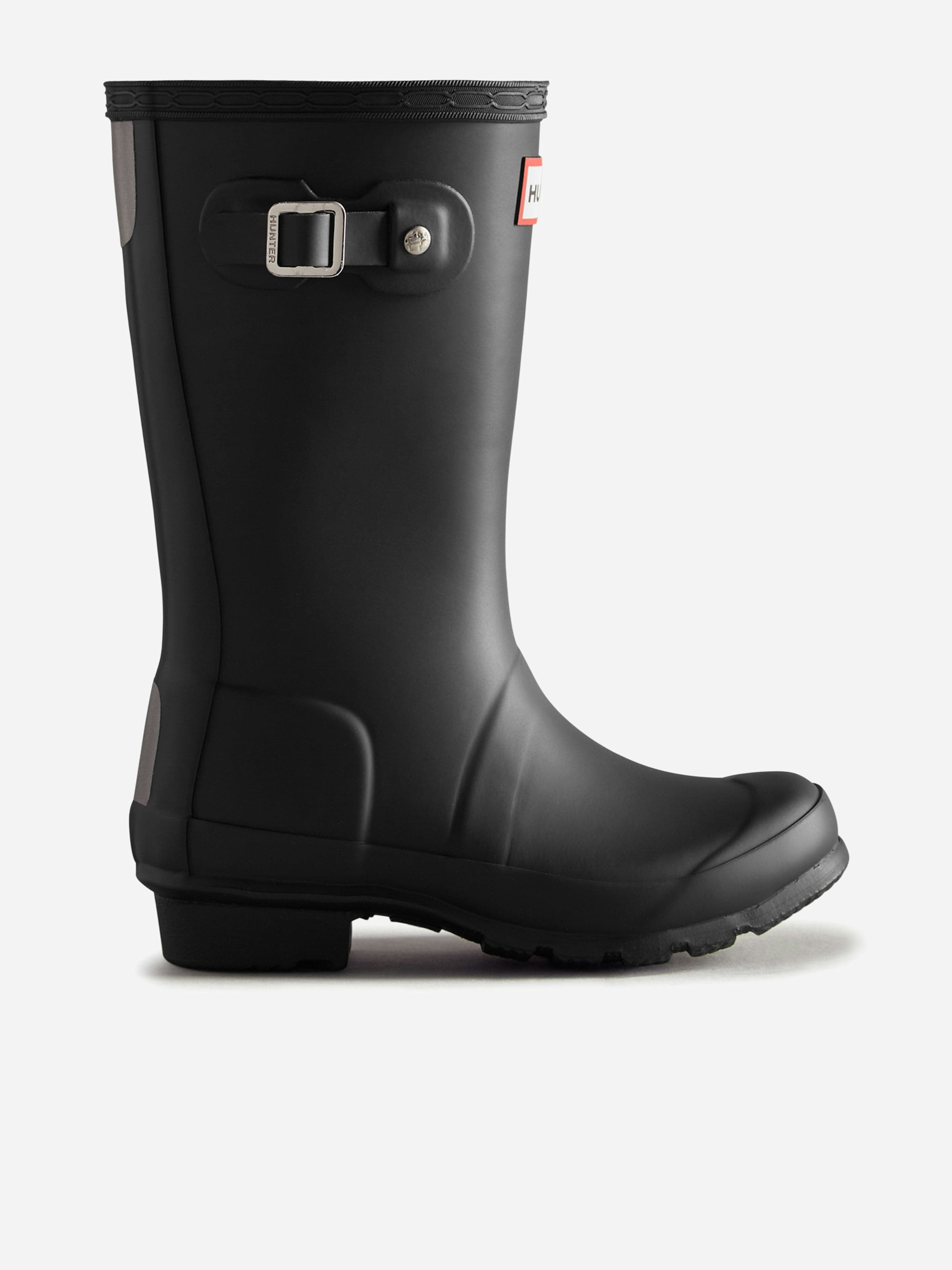 Hunter Unisex Kids Black Junior Originals Boot Rubber Kid's Wellington Boots Uk Size 1 - Image 7