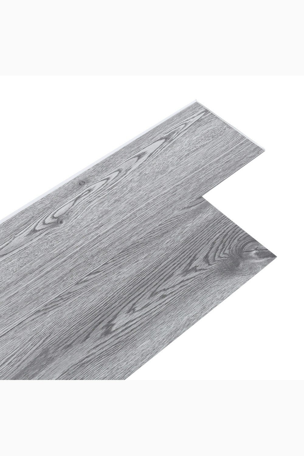 Rackhams Grey 36 Pcs Rustic Style Wood Plank Pvc Flooring