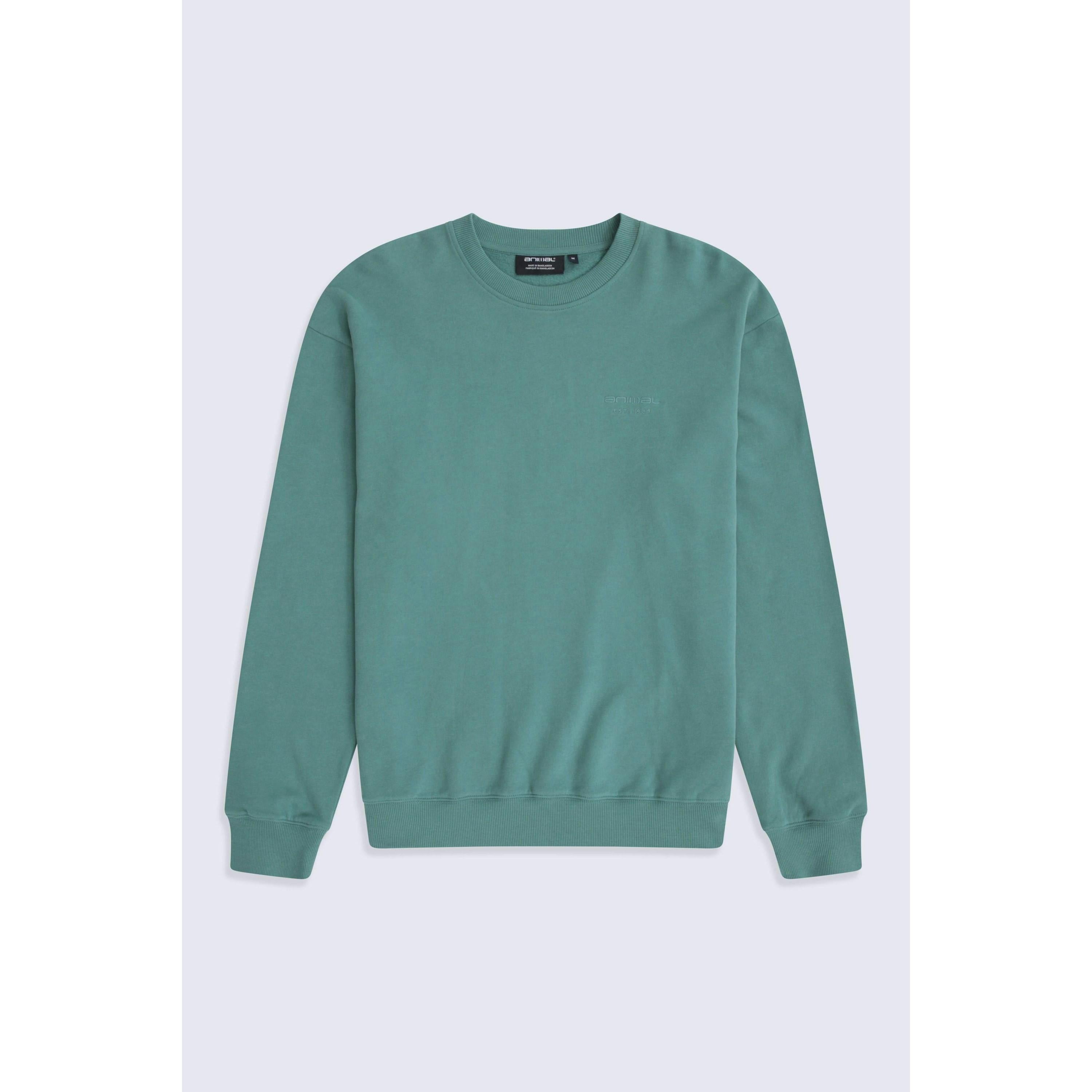 Animal Men's Green Jonah Organic Sweatshirt - S - 100% Mixed