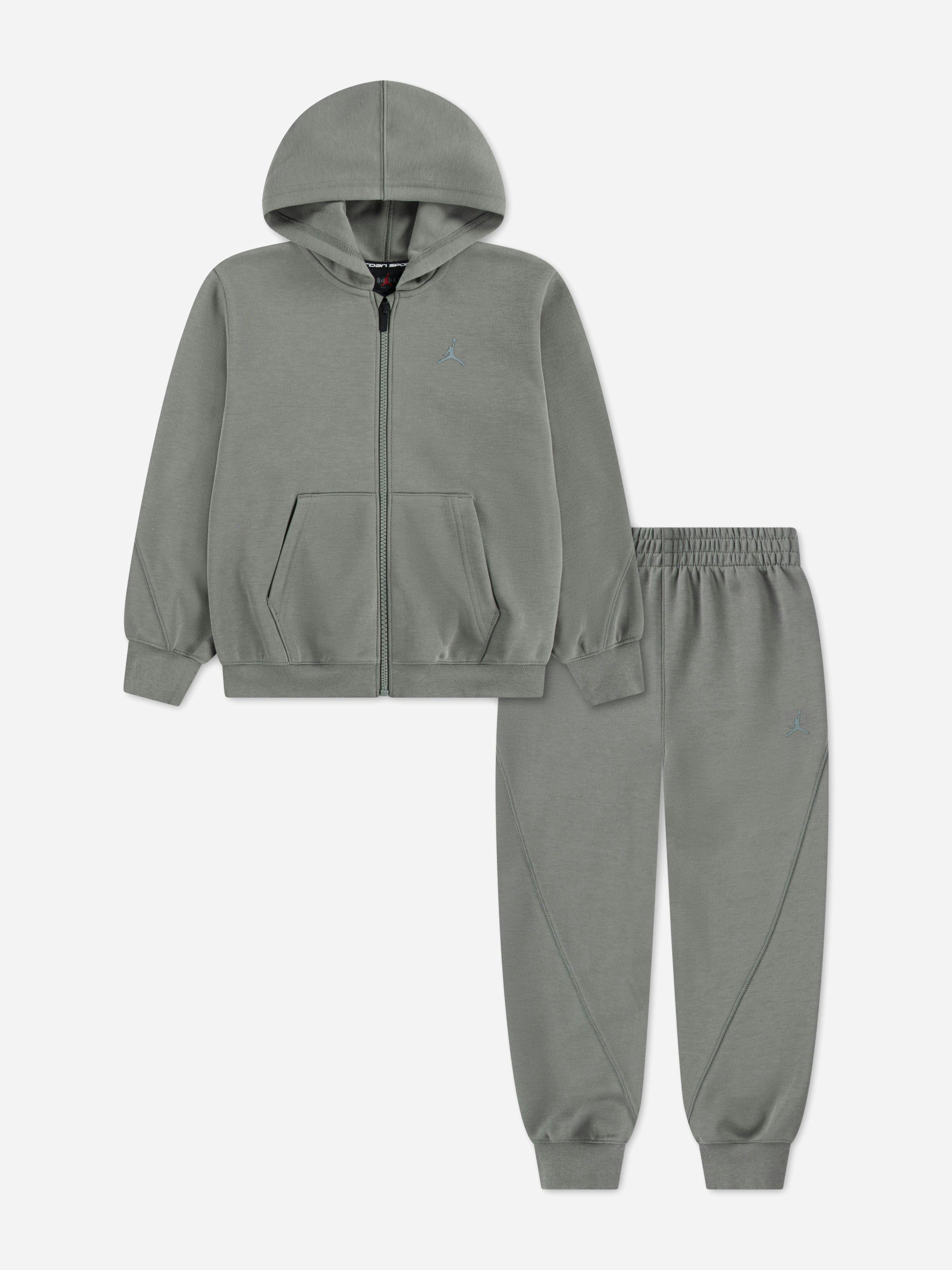 Jordan Boys Green Mj Core Sport Fz Tracksuit In - 5 - 6 Years