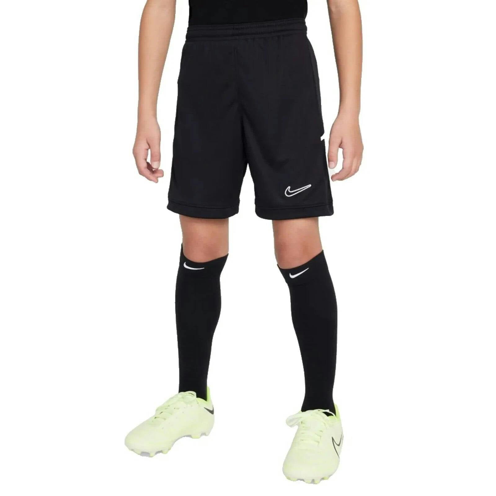Nike Boys Black / Girls Shorts Dri-Fit Academy 25 Fz9784 - S - 8-10 Years