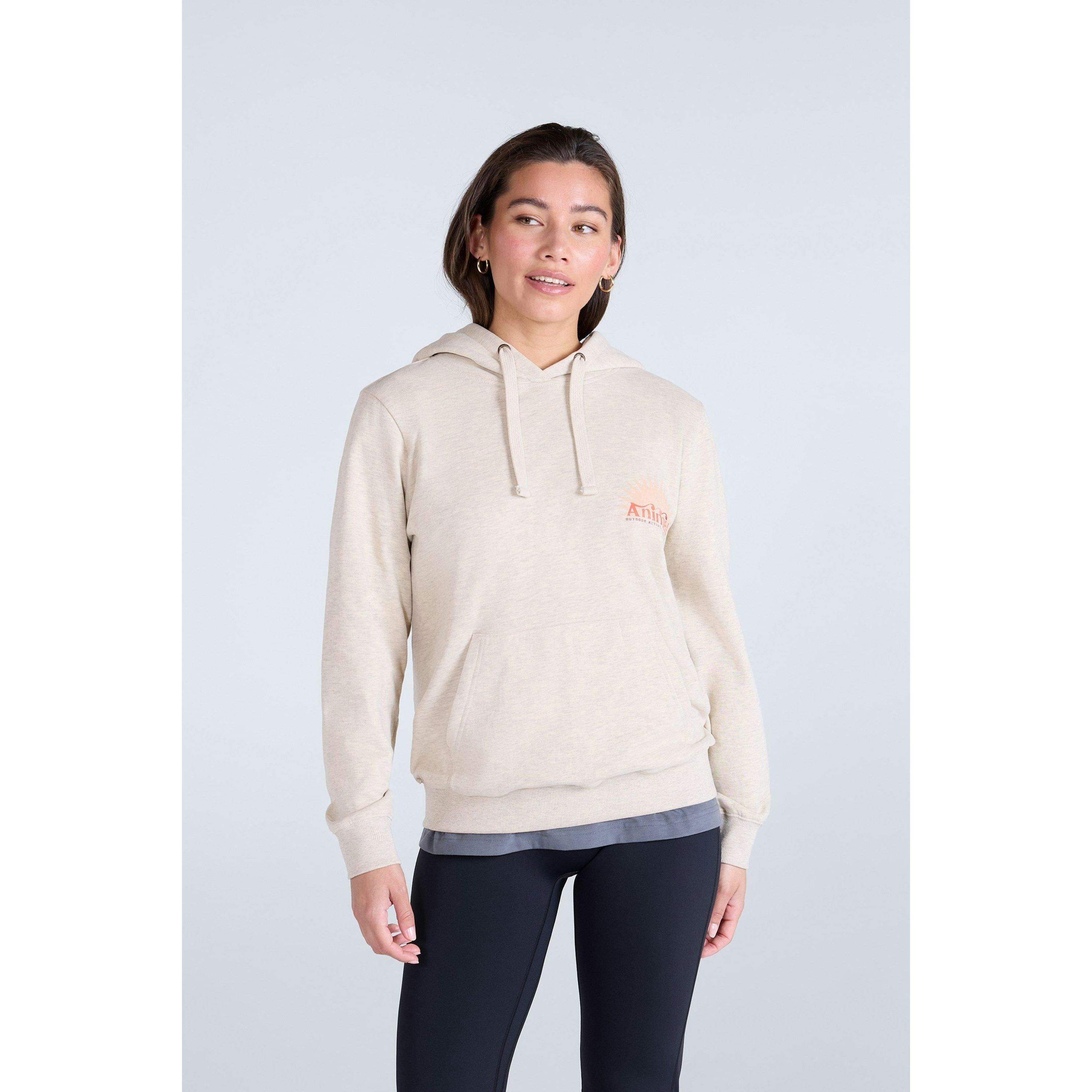 Animal Women's Cream Maya Organic Hoodie - 8 Uk - 100% Organic Cotton