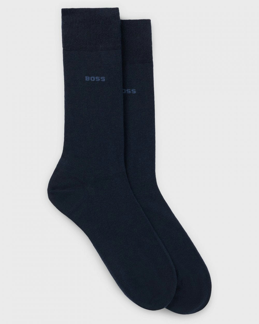Boss Orange Men's Orange/Dark/Blue Boss 2-Pack Regular Length Socks In A Cotton Blend Nos - 401 - 401 - Uk9-12 Eu43-46 Us10-13