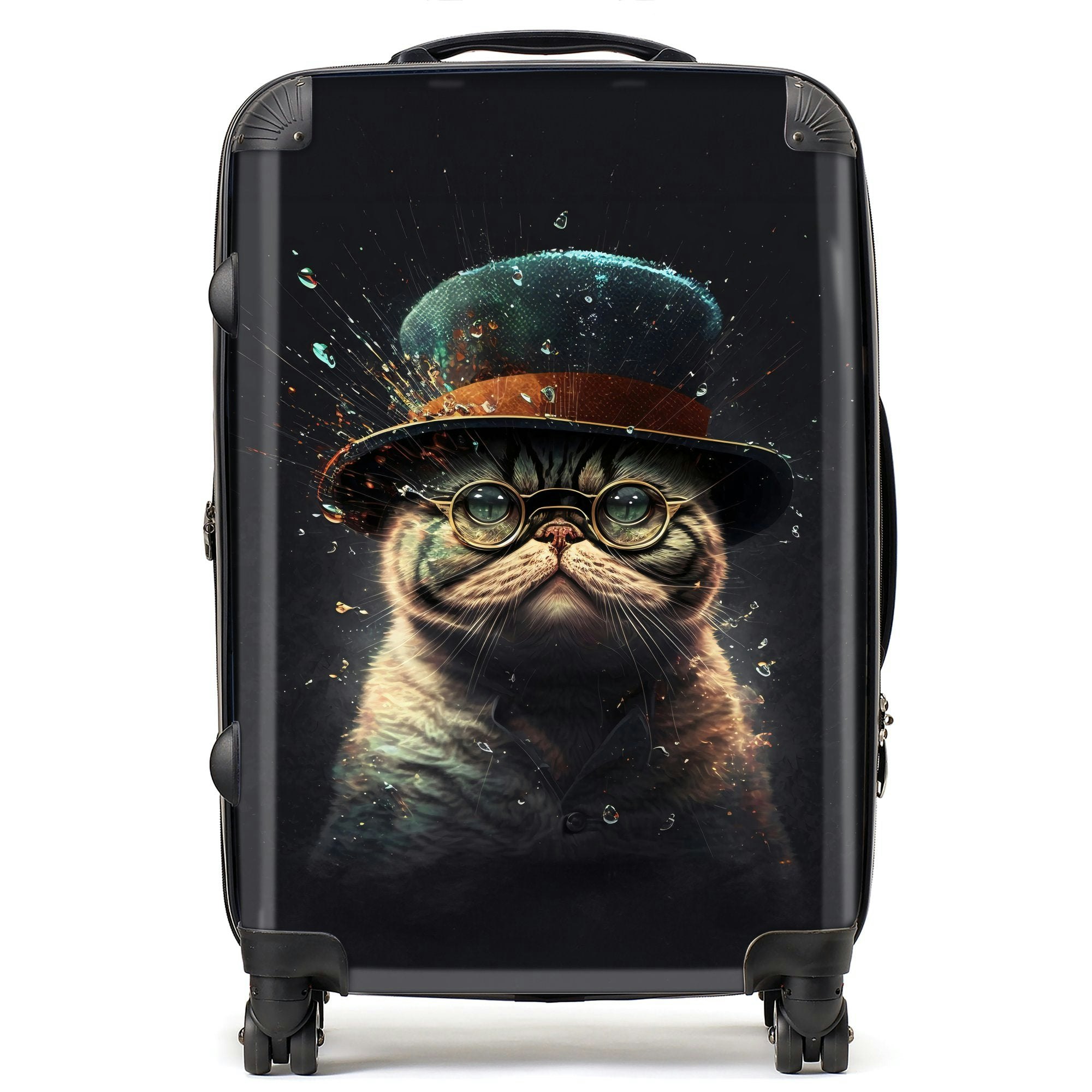 Warren Reed Shorthair Cat Splashart Suitcase - Medium