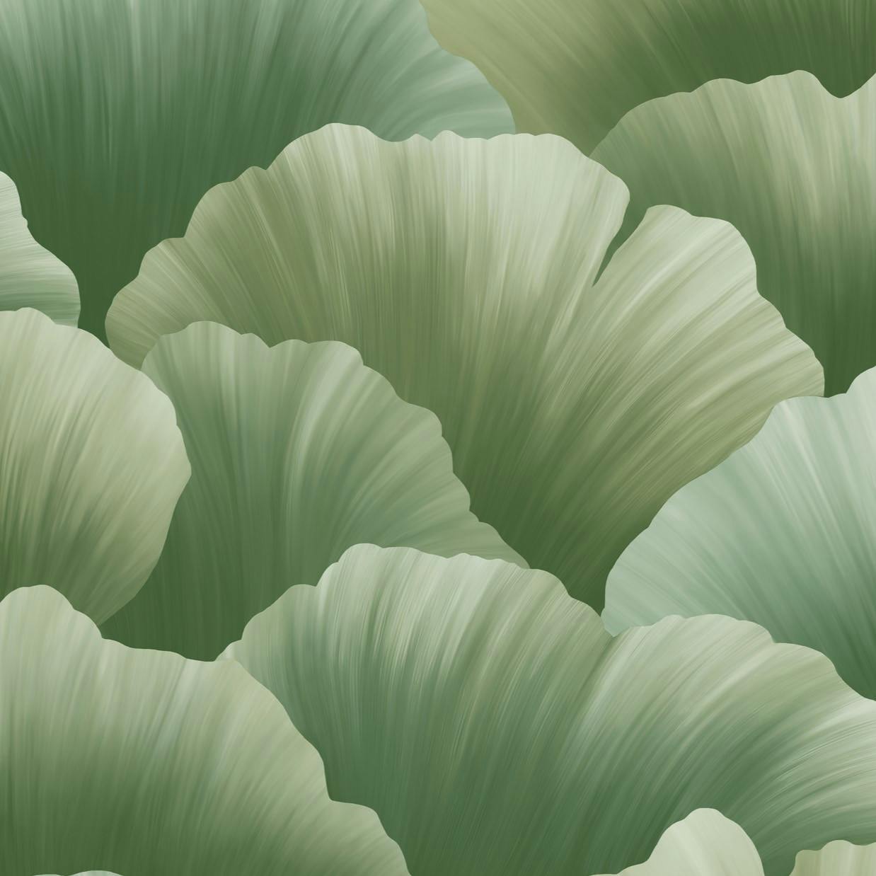 Grandeco Boutique Coral Petal Embossed Wallpaper - Green - BZ3006 - Paste The Wall - Image 2