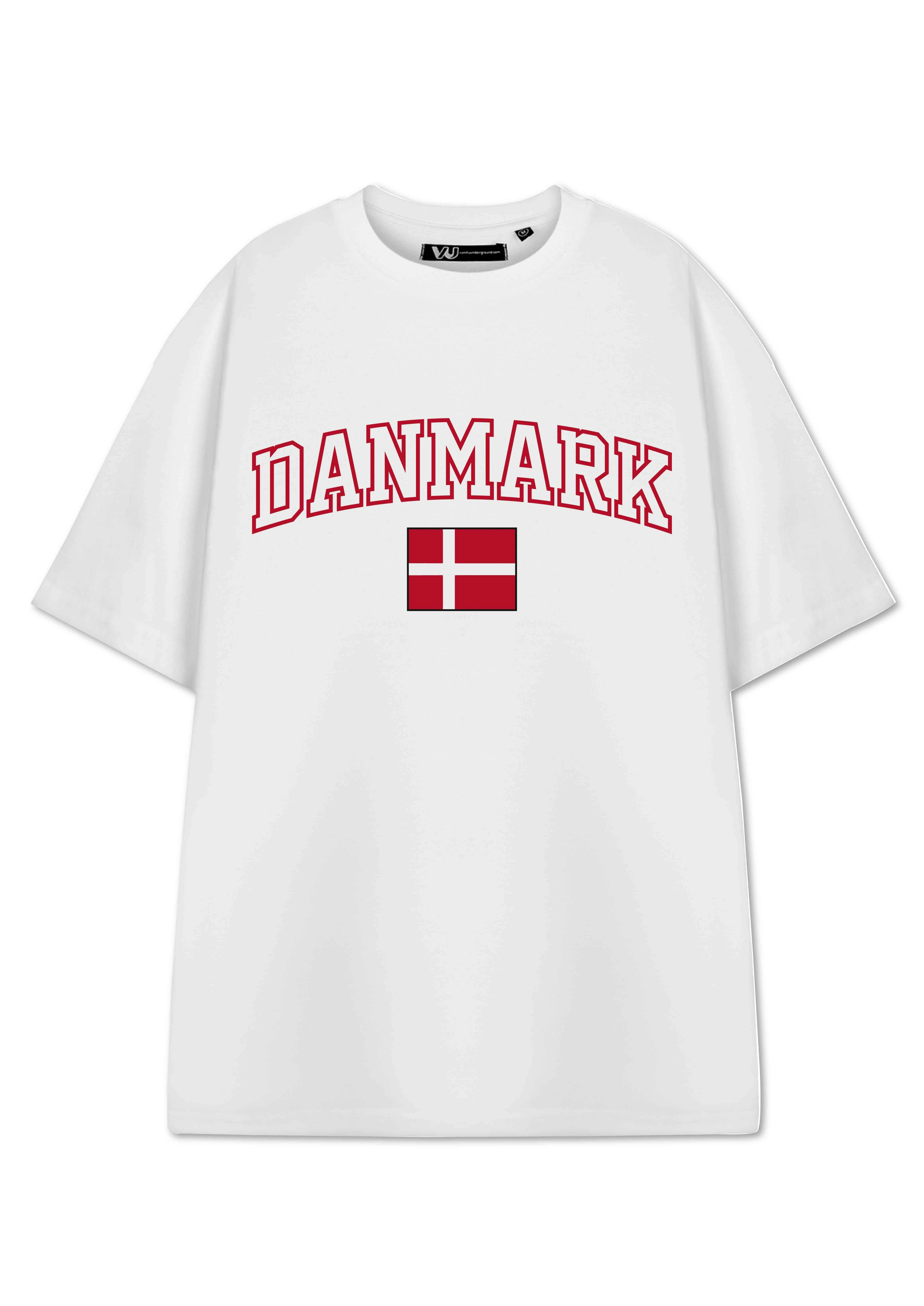 Vanilla Underground Unisex White Show Me The Merch Denmark Short Sleeved T-Shirt - Large