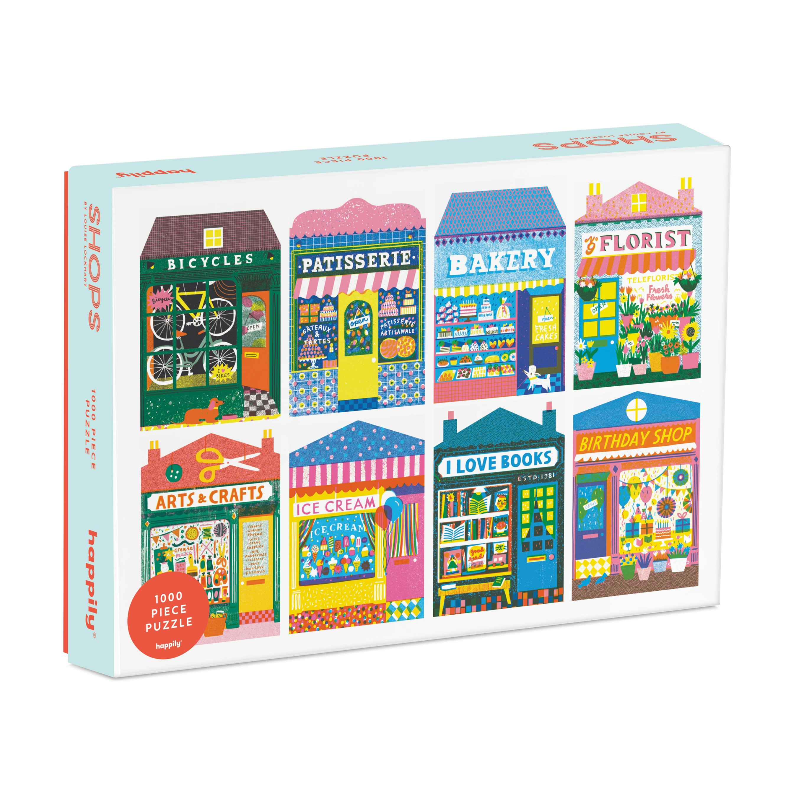 Happily Puzzles Happily Shops - 1,000 Piece Jigsaw Puzzle