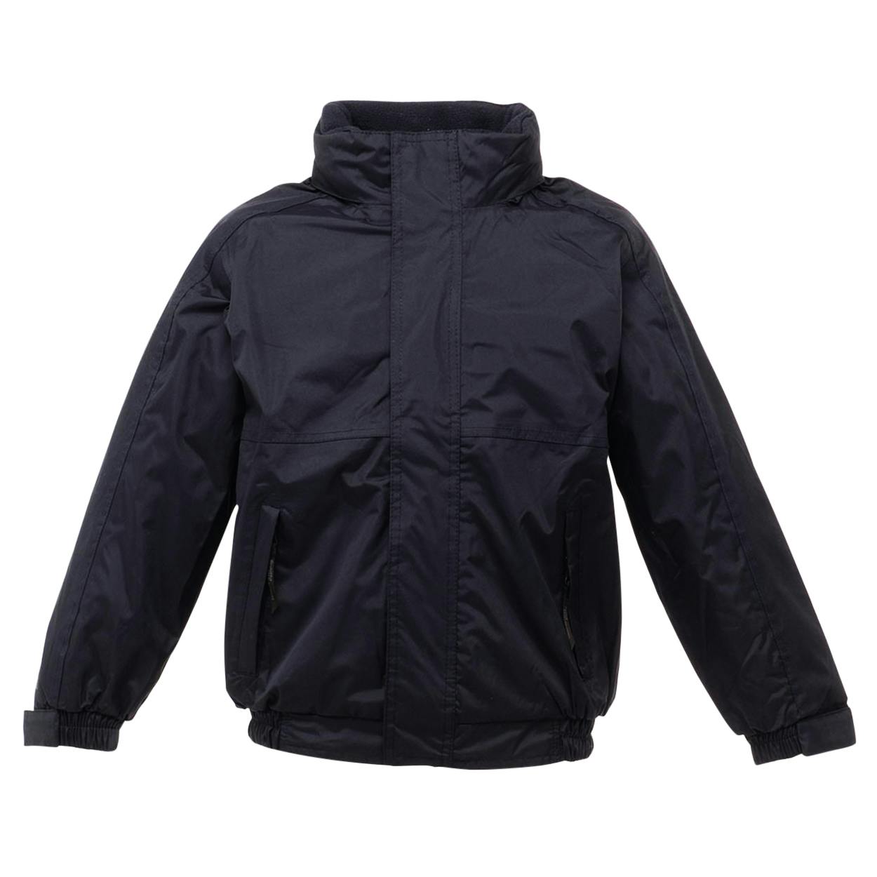 Regatta Boys Black Professional Kids Waterproof Windproof Dover Jacket - /Ash - 34 - /Ash - 100% Polyester