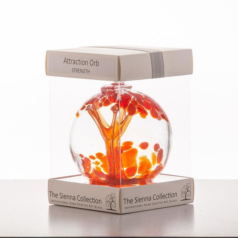Sienna Glass Light Attraction Orb - Strength