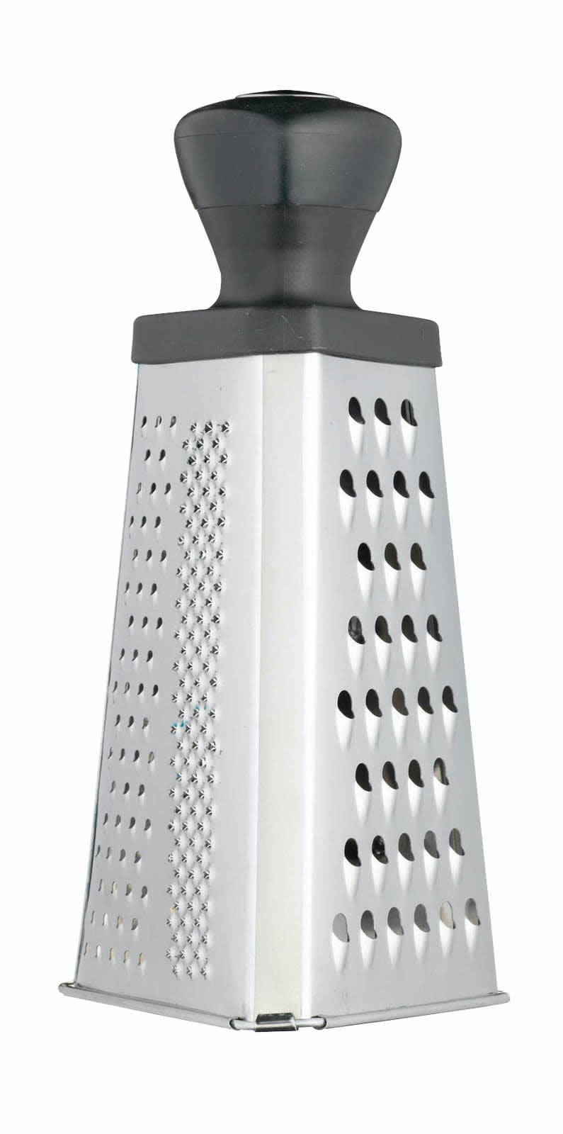 Rackhams Silver Stainless Steel 20Cm Triangular Box Grater - Stainless Steel - Grater