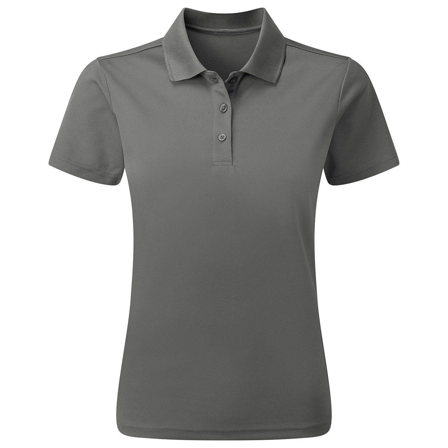 Premier Womens/Ladies Sustainable Polo Shirt (Dark Grey) - Size Medium - Image 3