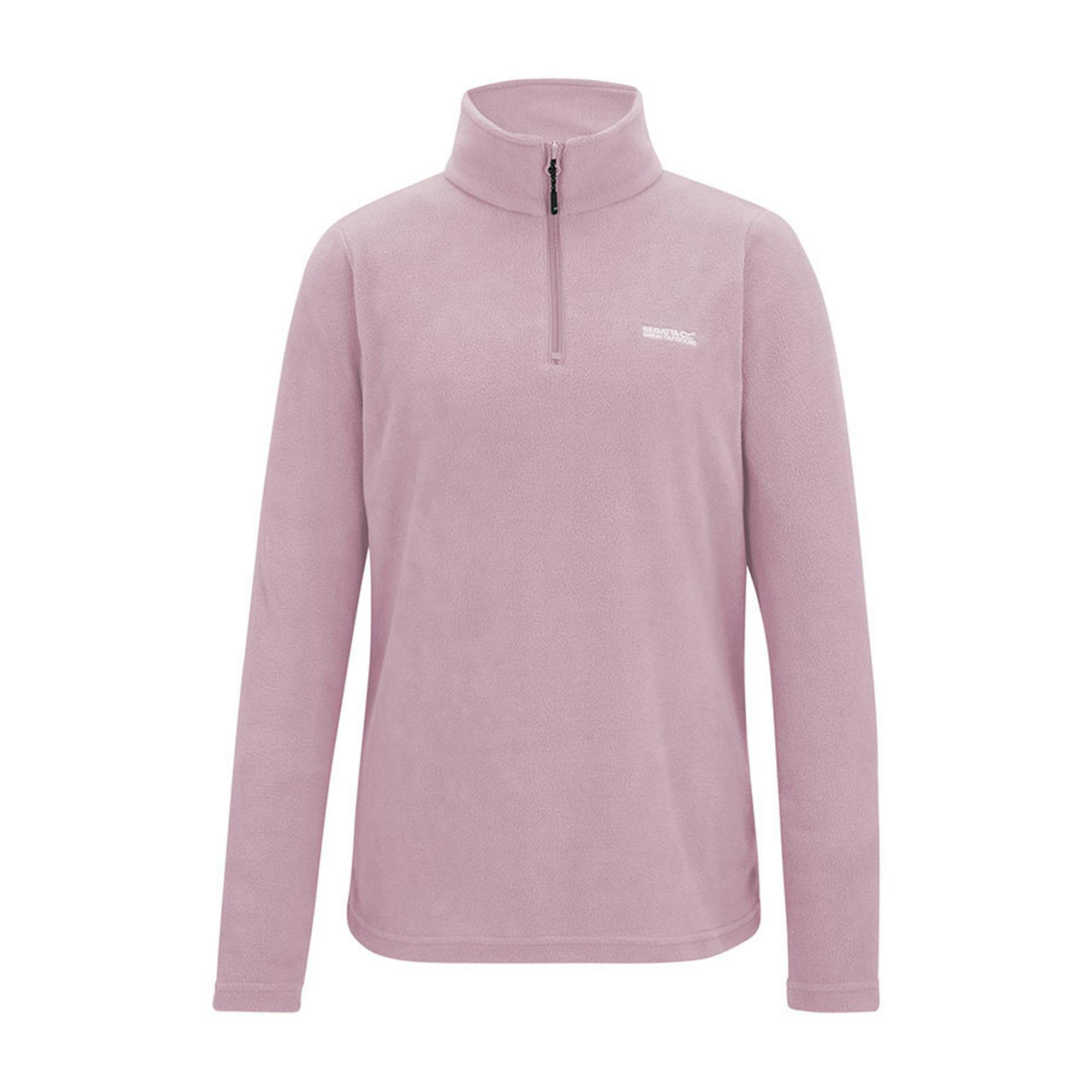 Regatta Women's Lilac Sweetheart 1/4 Zip Fleece Top - Powder - 16 Uk - Powder - 100% Polyester