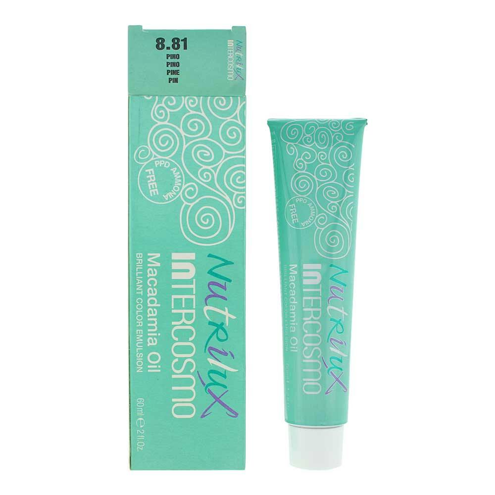 Intercosmo Nutrilux Macadamia Oil Hair Colour - 60ml - 8.81 Pine - Image 5