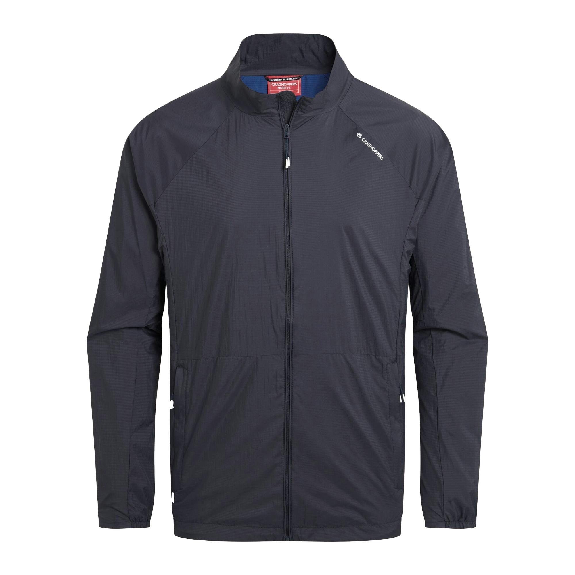 Craghoppers Men's Dark Nosilife Golf Technical Jacket - Iron - L - Iron - 100% Mixed
