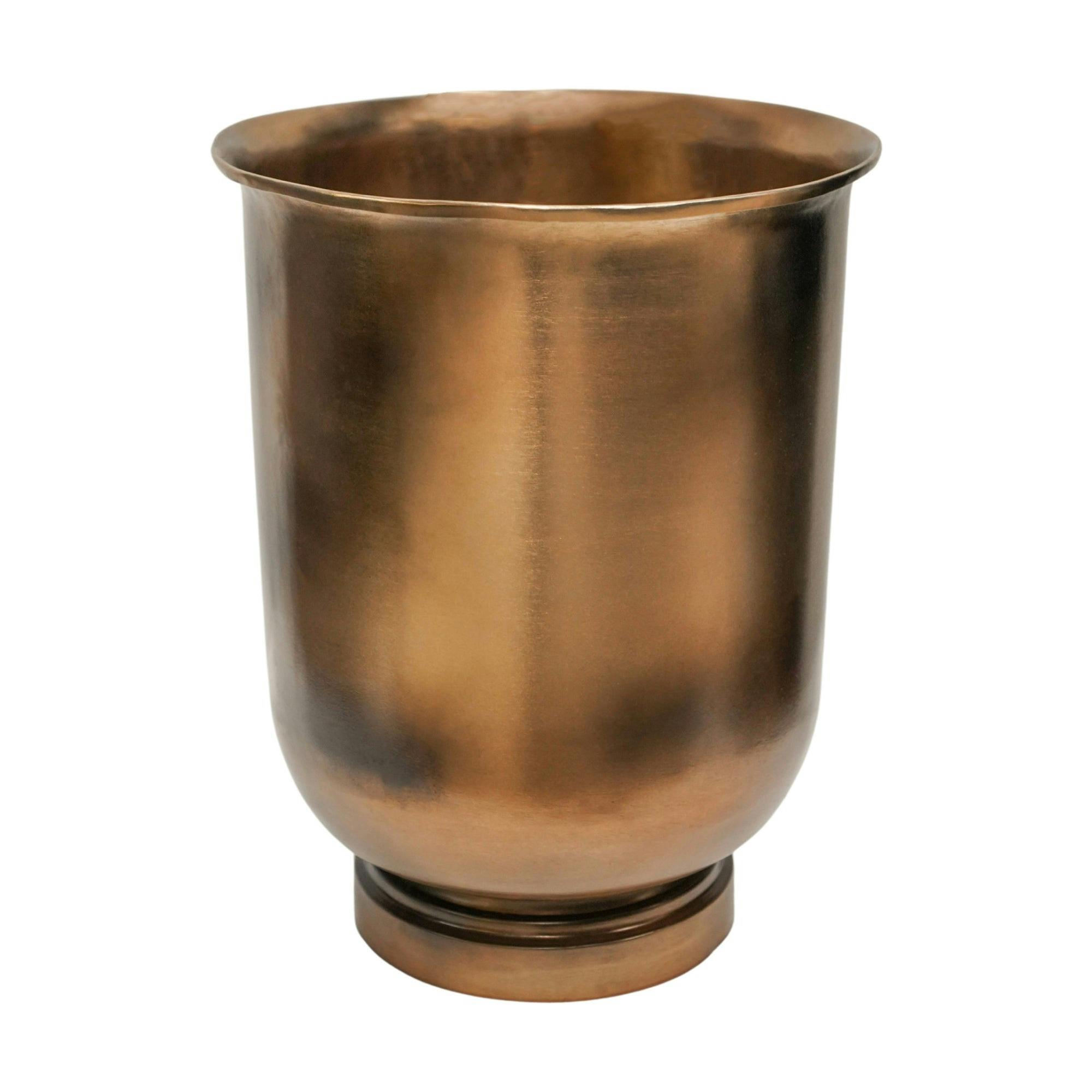 Rackhams Outdoor Hampton Copper Metal Urn - Tall