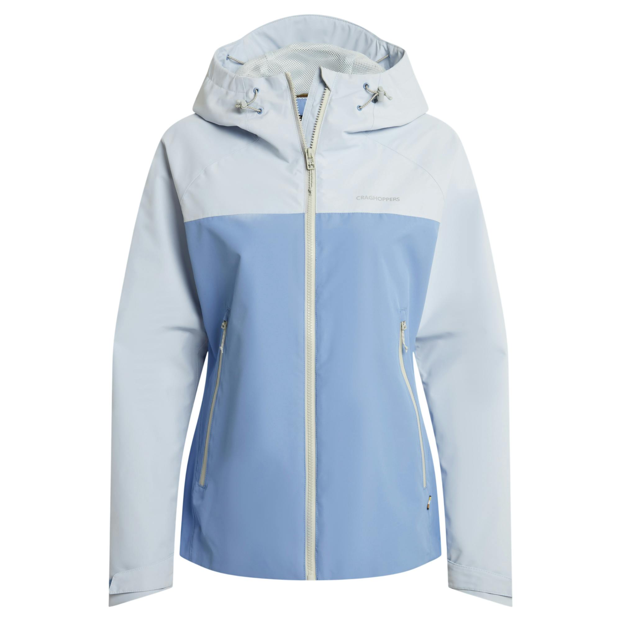 Craghoppers Women's Blue Vanth Waterproof Jacket - Nimbus /Seaside - 18 Uk - Nimbus /Seaside - 100% Mixed