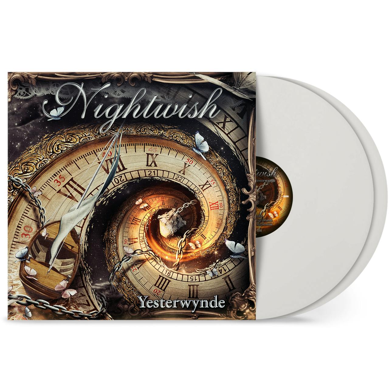 Eyesore Merch White Nightwish 'Yesterwynde' 2Lp Vinyl