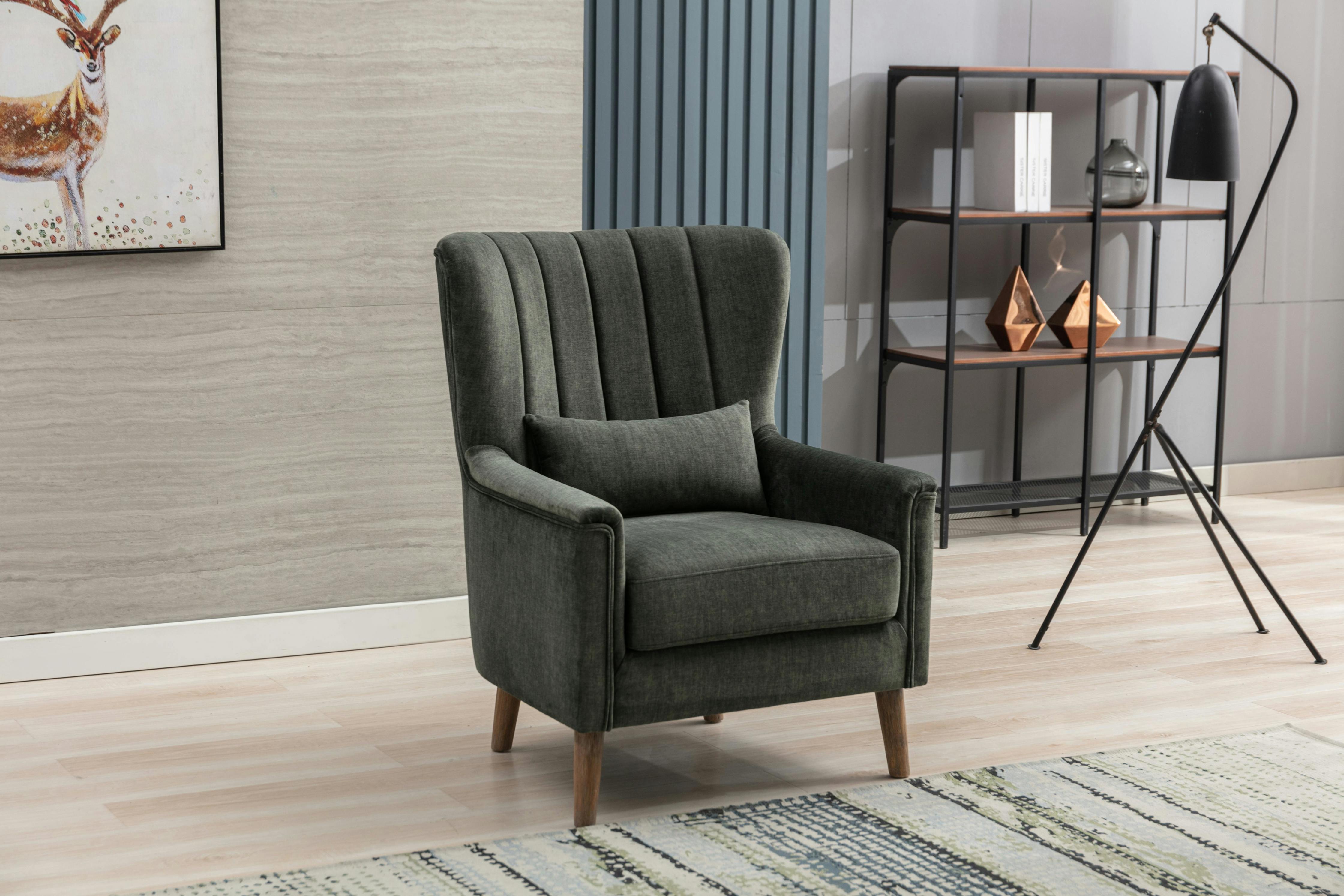 Rackhams Canley Armchair - Moss