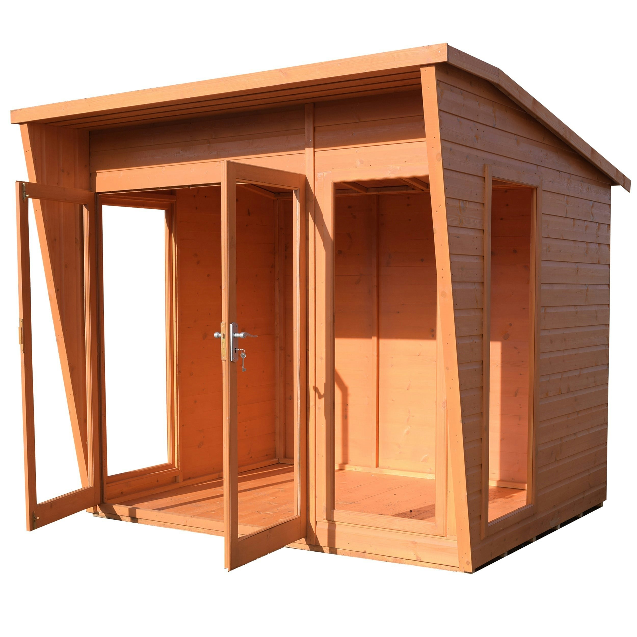 Rackhams Light 8X8 Shire Highclere 10X8 Summerhouse