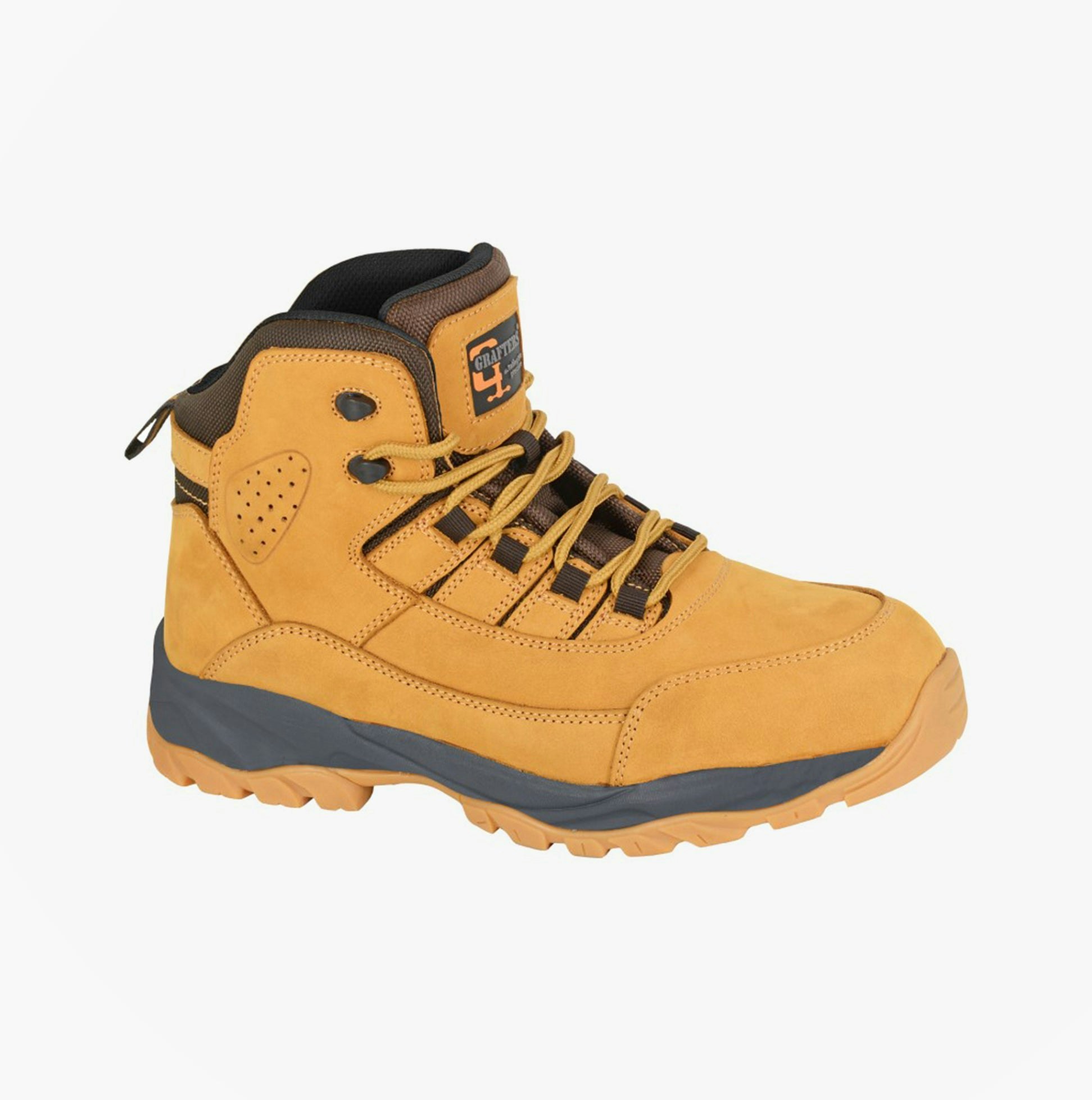 Grafters Men's M331n Safety Boots Honey - Uk 12
