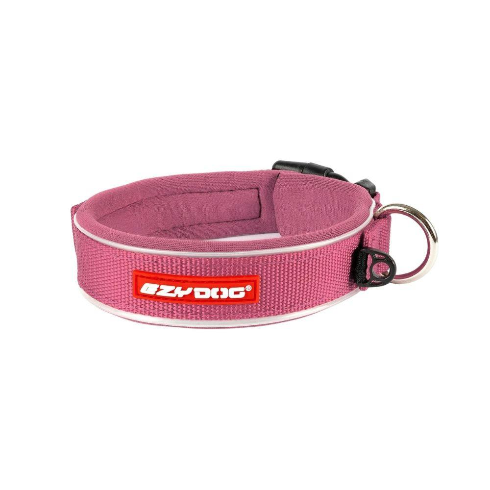 Ezydog Pink Neo Classic Dog Collar In - L