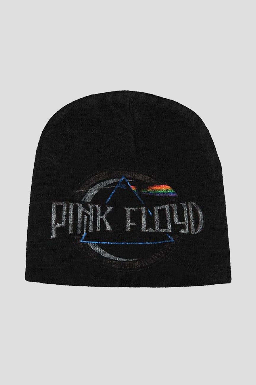 Paradiso Clothing Unisex Pink/Dark Floyd Side Of The Moon Beanie Hat - One Size