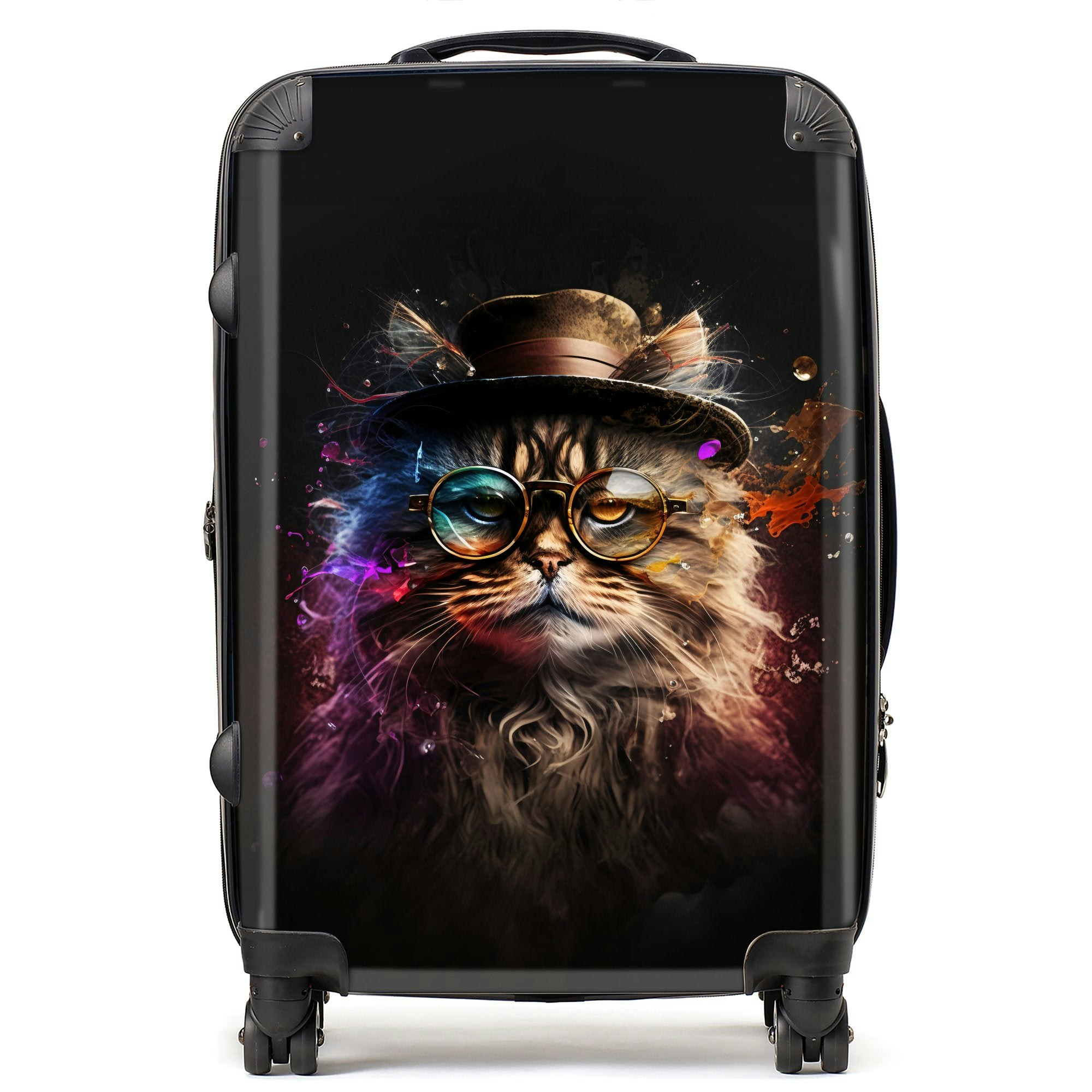Warren Reed Siberian Cat Splashart Suitcase - Medium