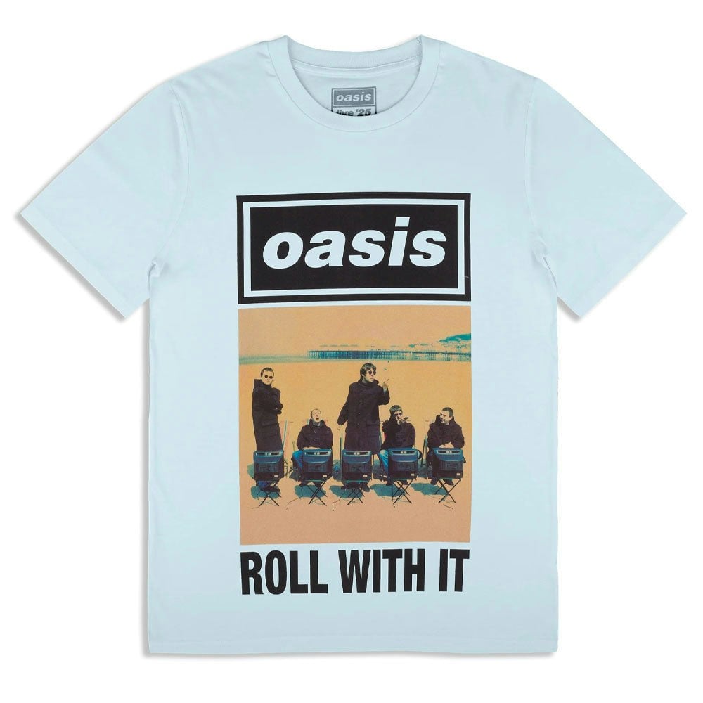 Paradiso Clothing Unisex Infant Blue Oasis Roll With It Single Cover T Shirt - L