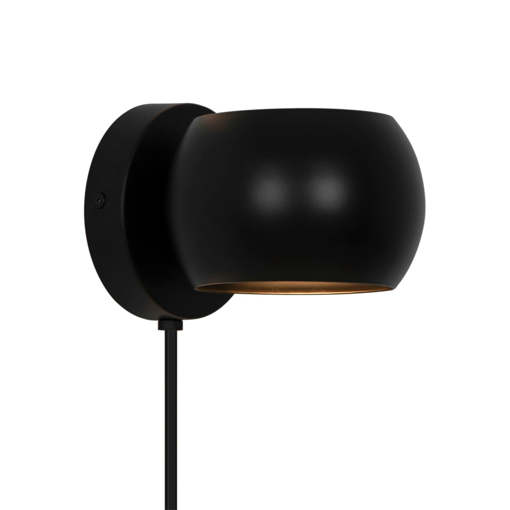 Nordlux Belir Black Wall Light - Small - Black - Image 5