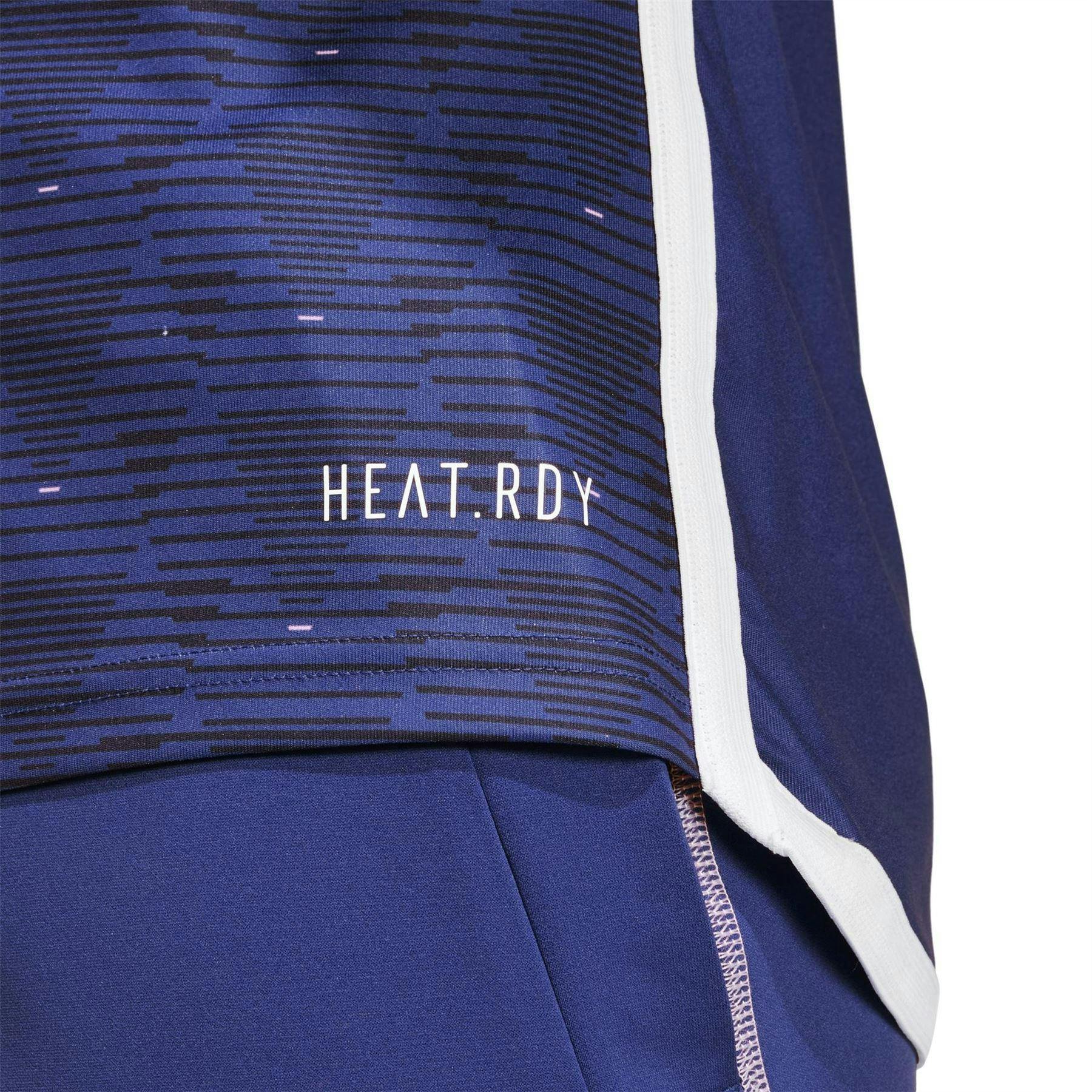 Adidas Women's Blue France Ffr Handball Jersey - Lucid - 16 Uk - Lucid - 100% Recycled Polyester