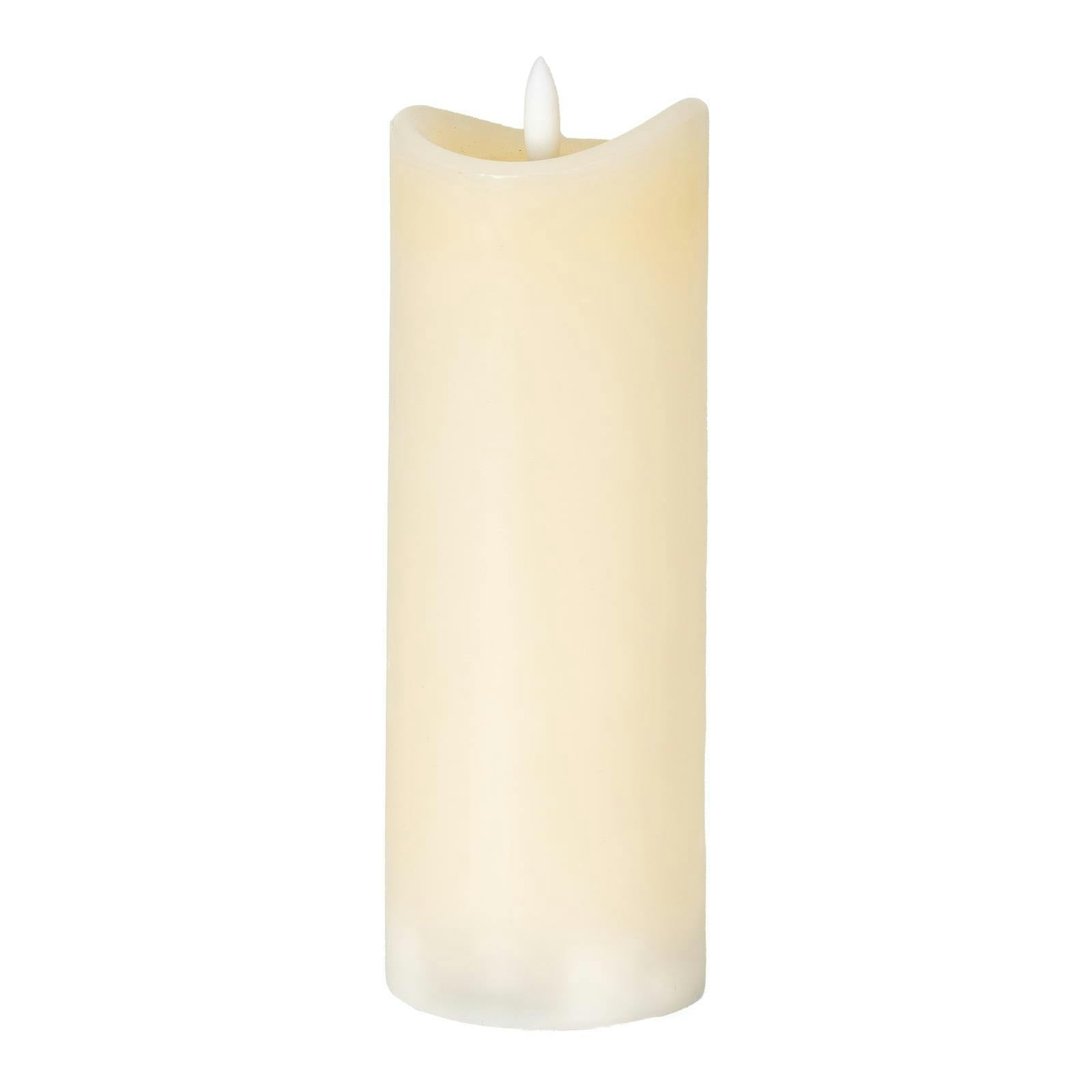 Hill Interiors Cream Luxe Collection Led Candle (Batteries Included) - One Size - 100% Mixed