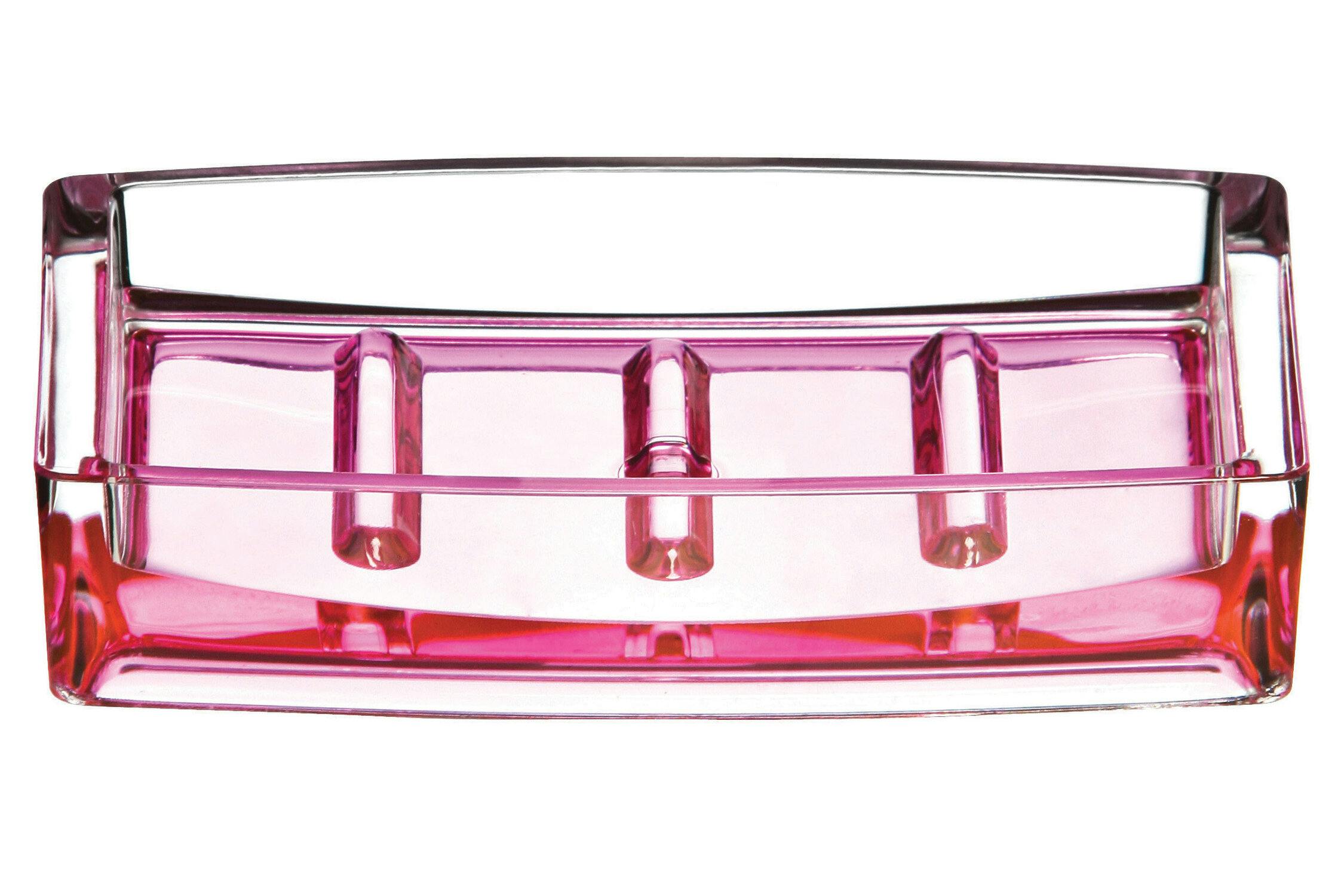 B&Q -  Hot Pink Plastic Soap Dish - Image 4