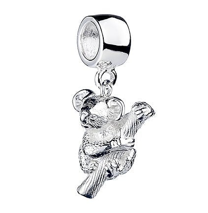 Mylee London Silver Koala Charm - Yes - Slider Charm