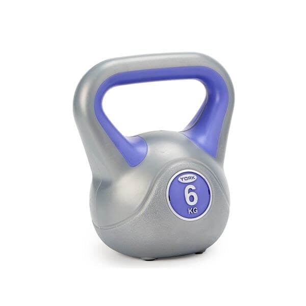 - York Fitness Vinyl KettlebellPurple6Kg - Image 2
