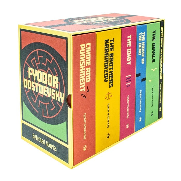 Various Publishers Complete Collection Of Fyodor Dostoevsky 6 Books Box Set Classic Literature, Russian Fiction, Philosophy, Timeless Novels, Must-Read For Book Lovers