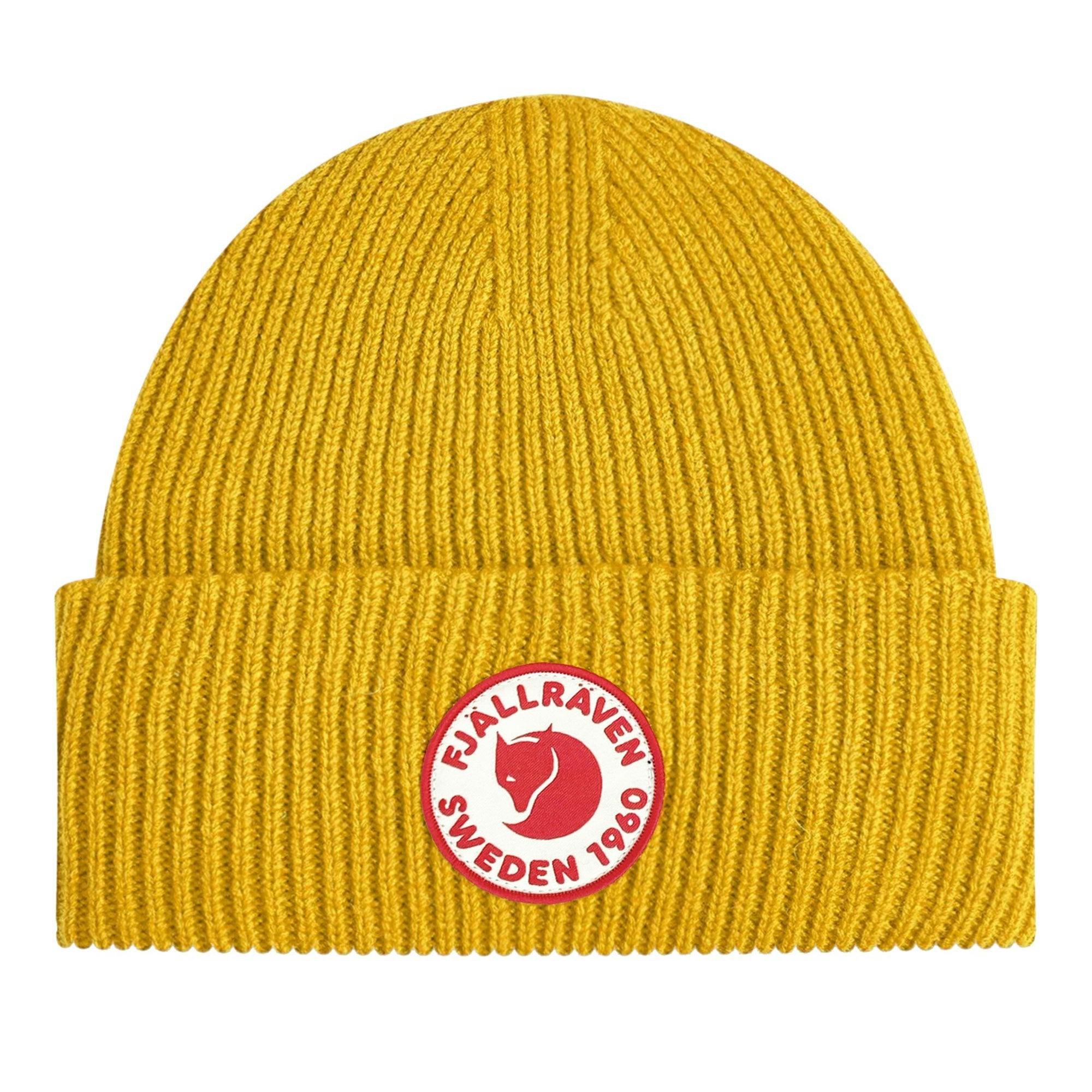 Fjallraven Yellow Fjällräven 1960 Logo Beanie - Mustard