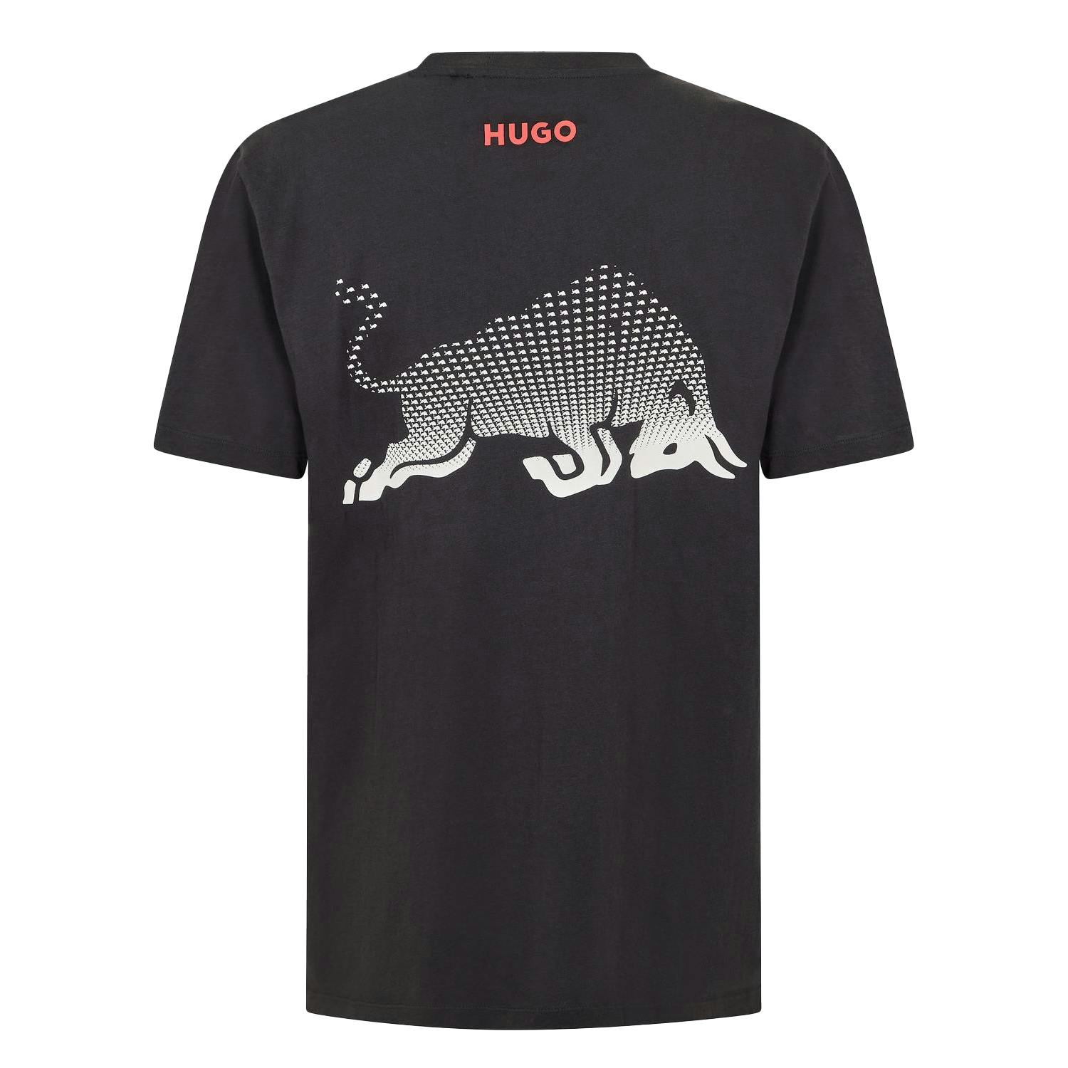 Hugo Men's Black Vcarb Regular T-Shirt - Xs - 100% Cotton
