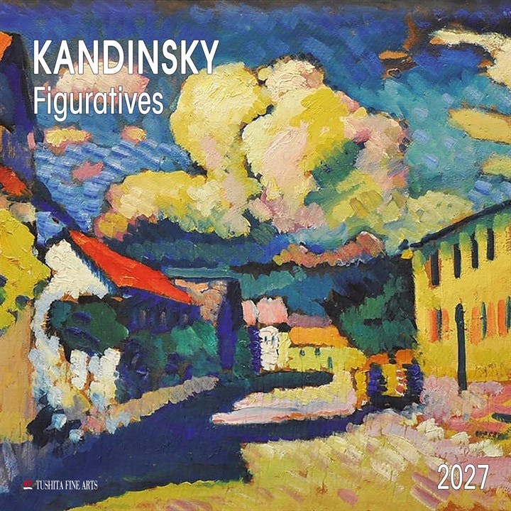 Kandinsky, Figuratives Calendar 2027, Wall Calendars, Month To View, Art, Gift