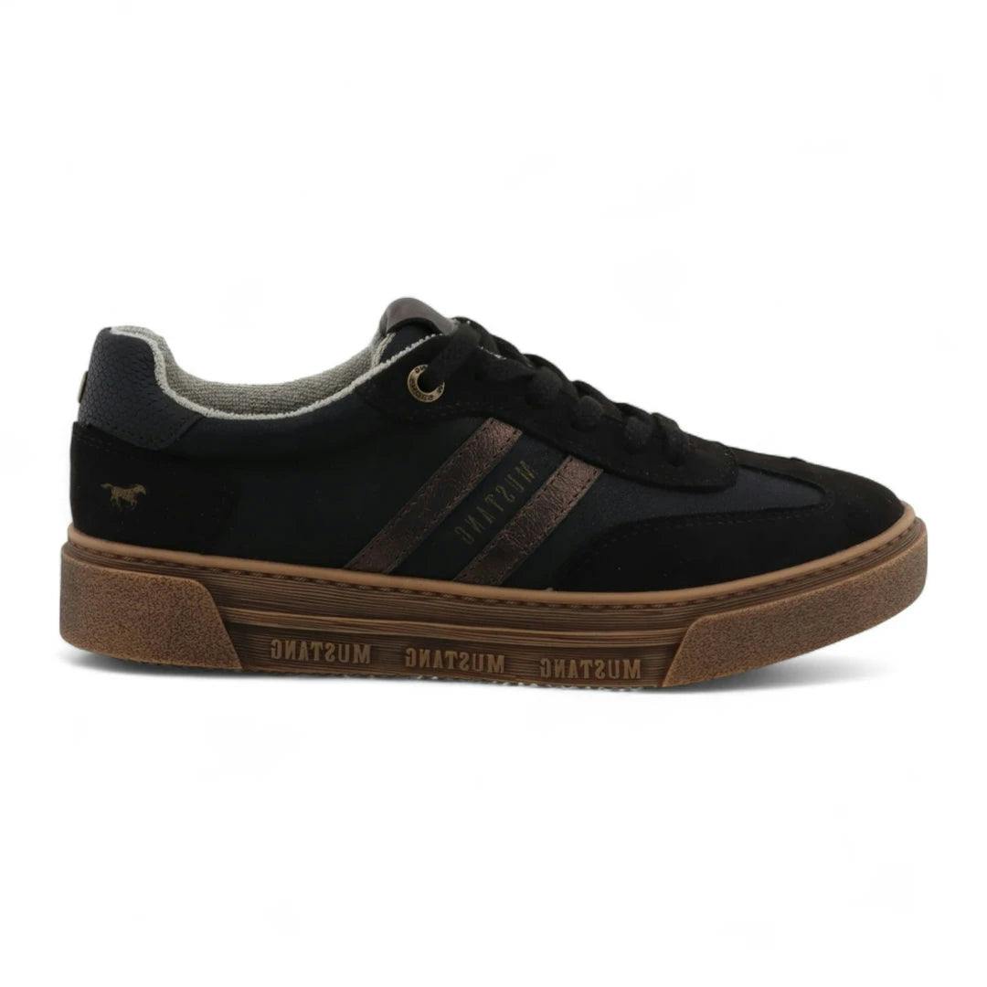 Mustang Women's Black Street Platform Sneakers Shoes - Eu 41