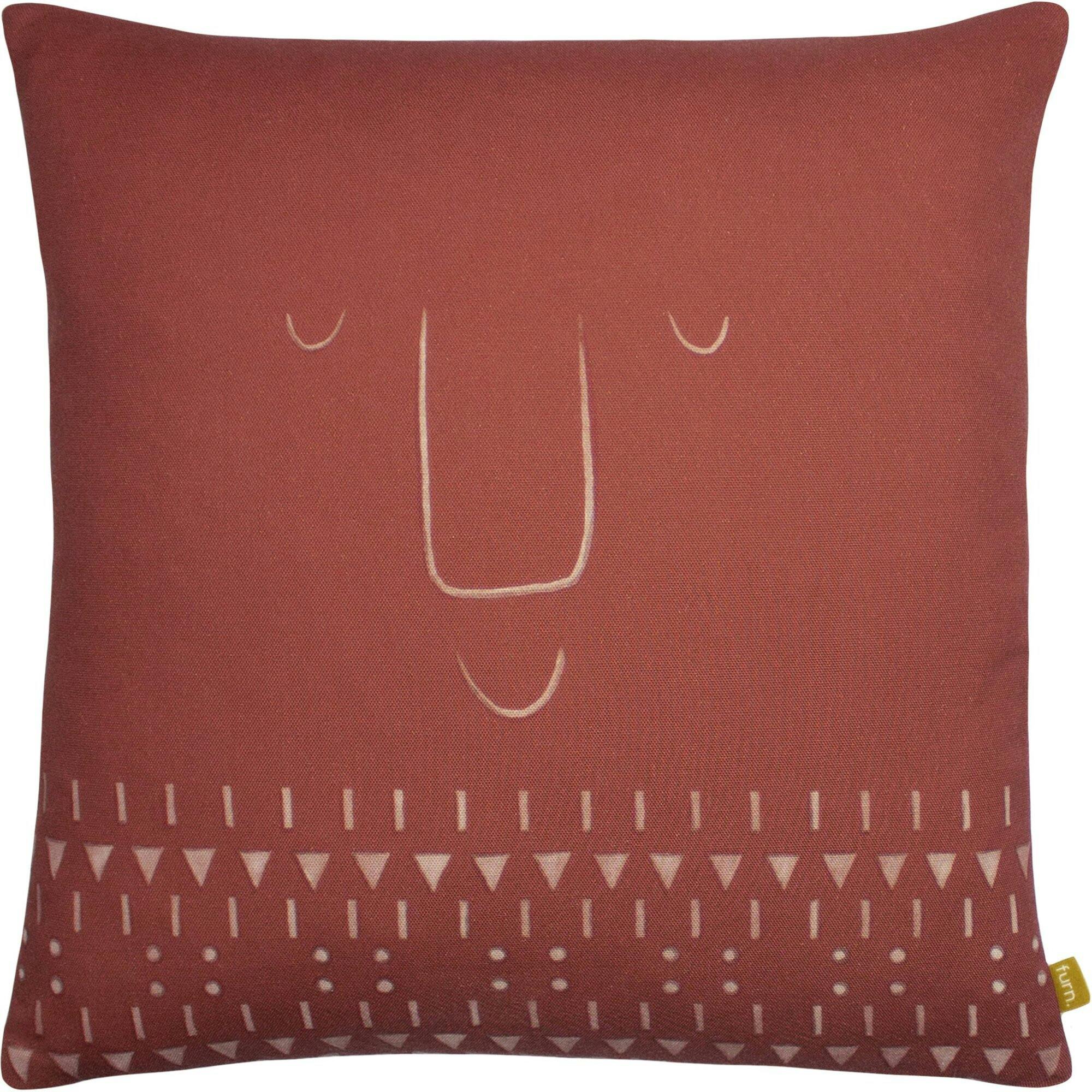 Rackhams Pacha Recycled Cushion Cover - Teracotta - 43Cm X 43Cm - Teracotta - 100% Recycled Polyester
