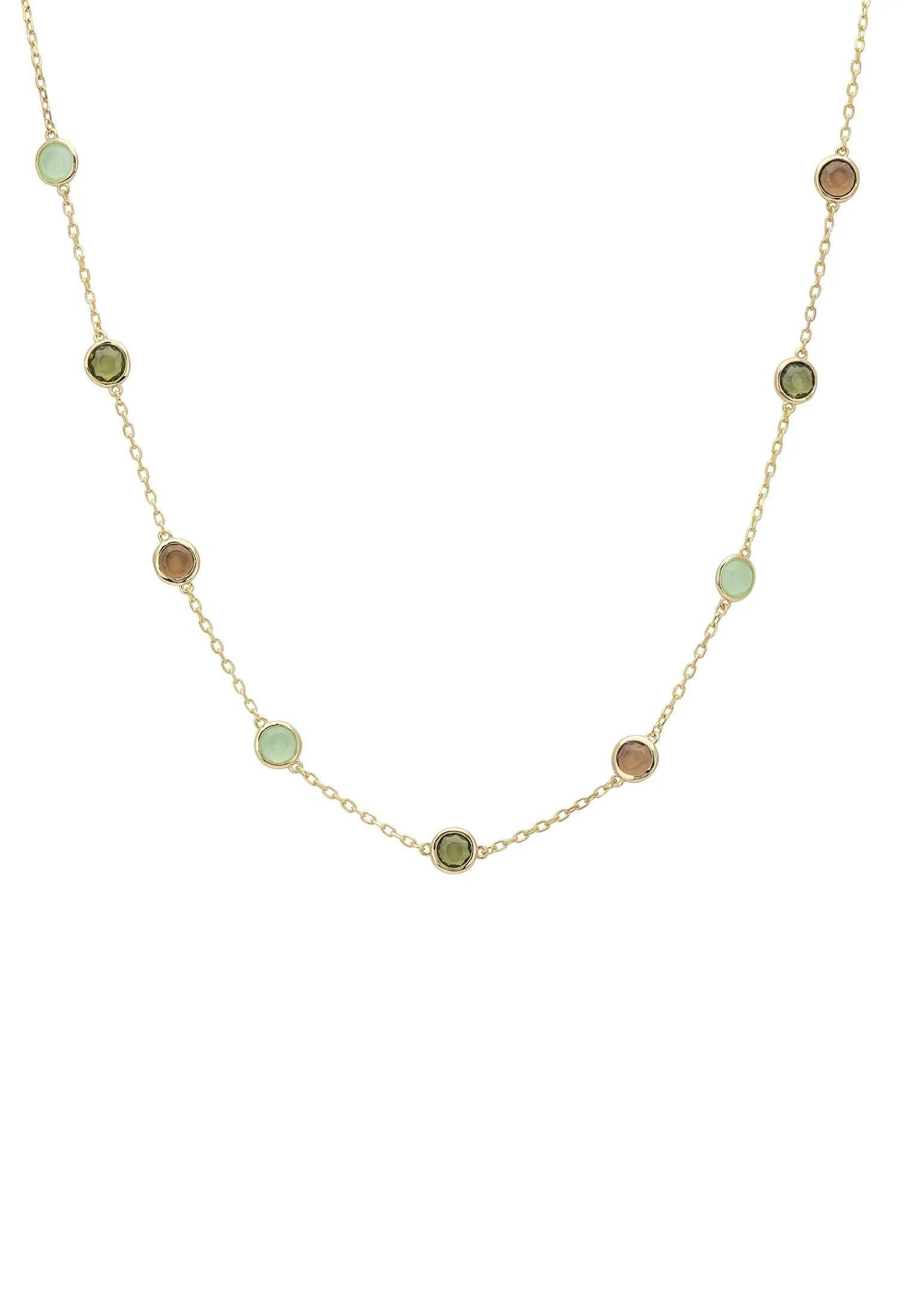 Latelita Gold Sardinia Necklace The Greens