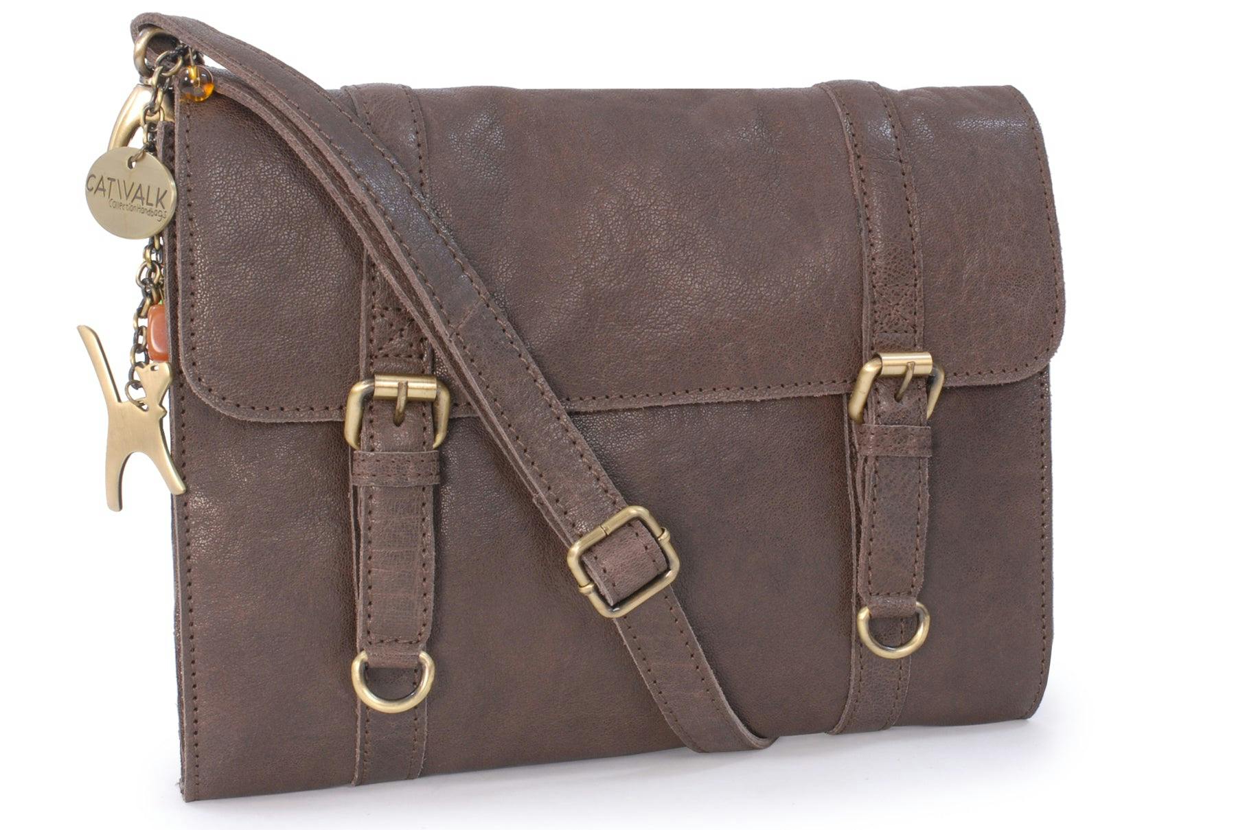 Catwalk Collection Handbags Brown Amy - Crossbody Bag