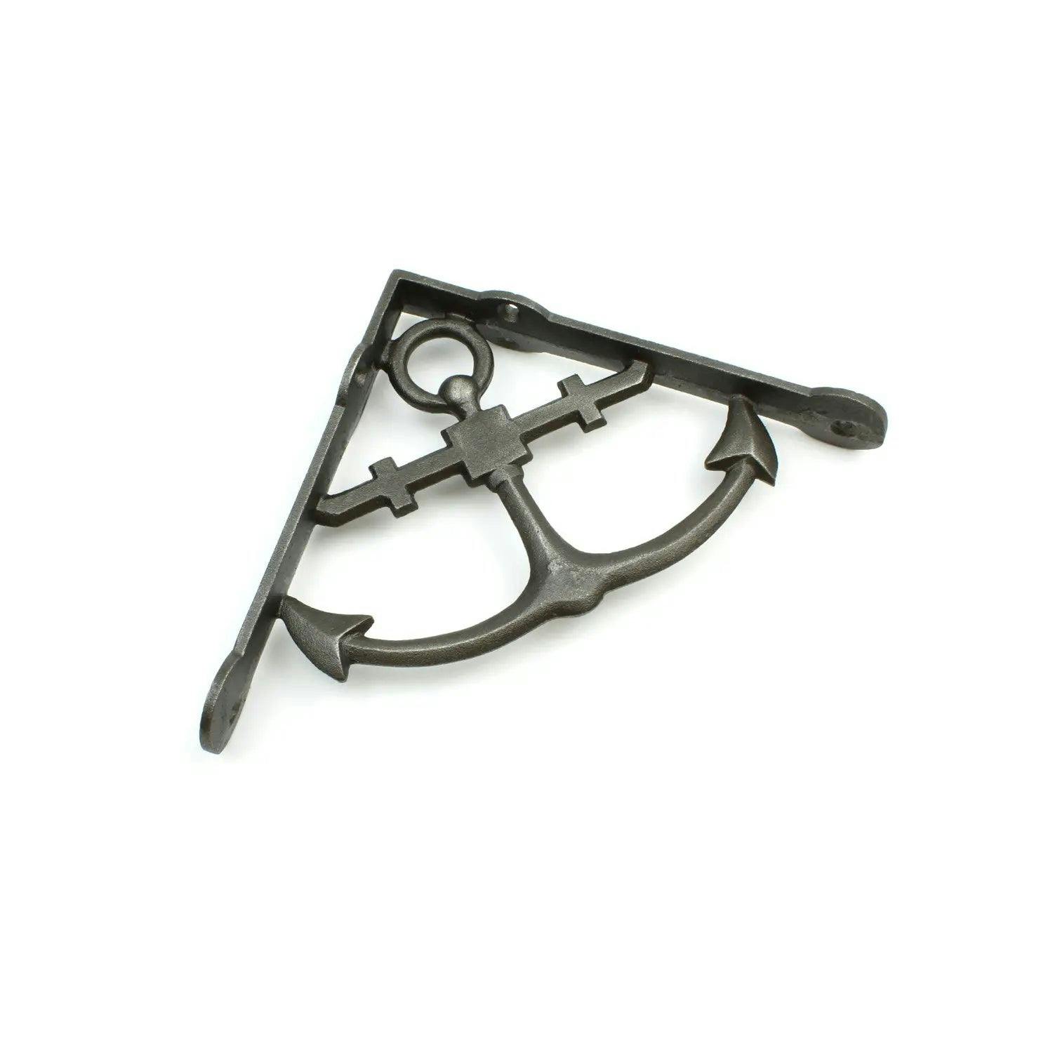 Rackhams Pair Of Cast Iron Anchor Shelf Brackets - 150Mm X 150Mm - Image 2