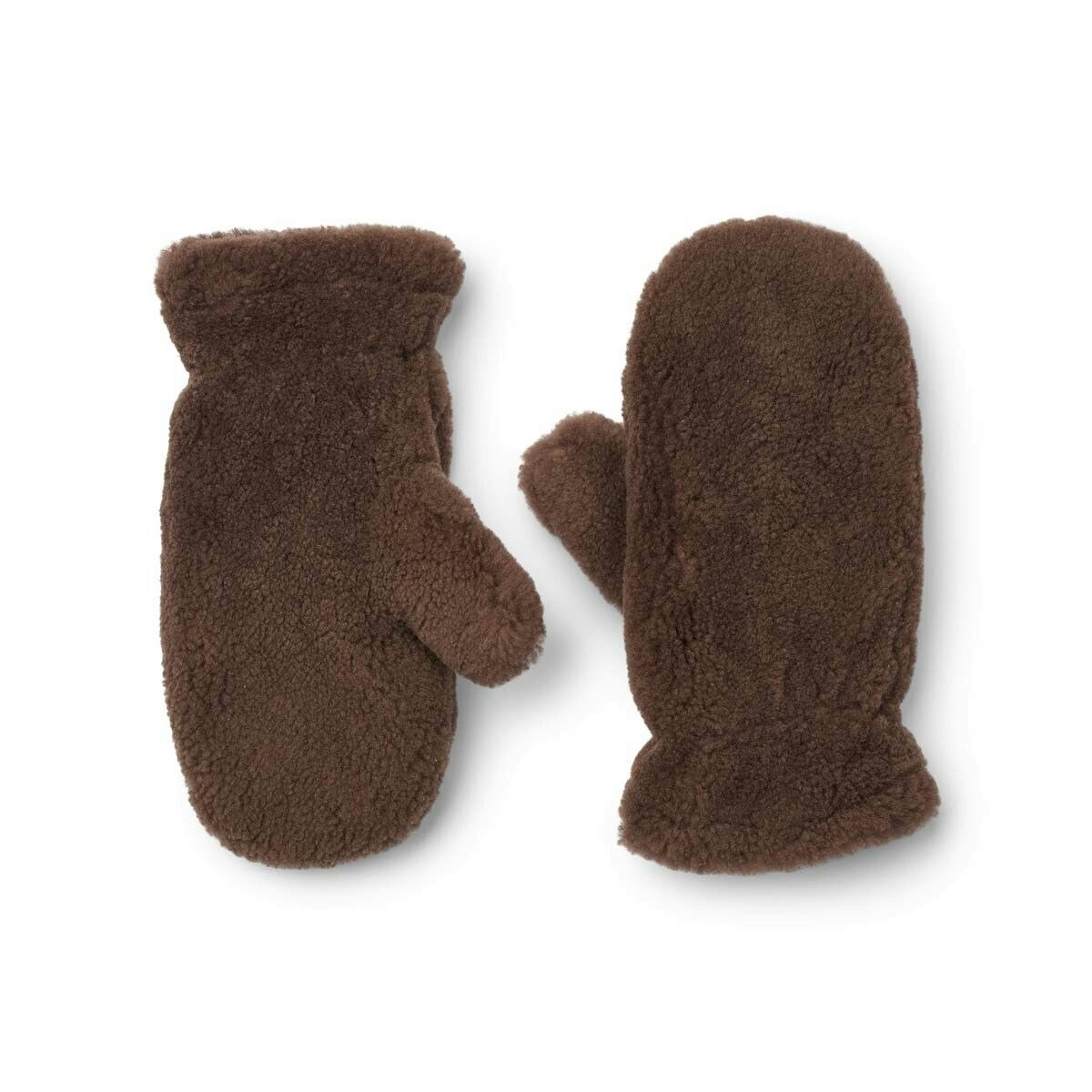 Natures Collection Brown Monta Mittens - Teddy - Onesize