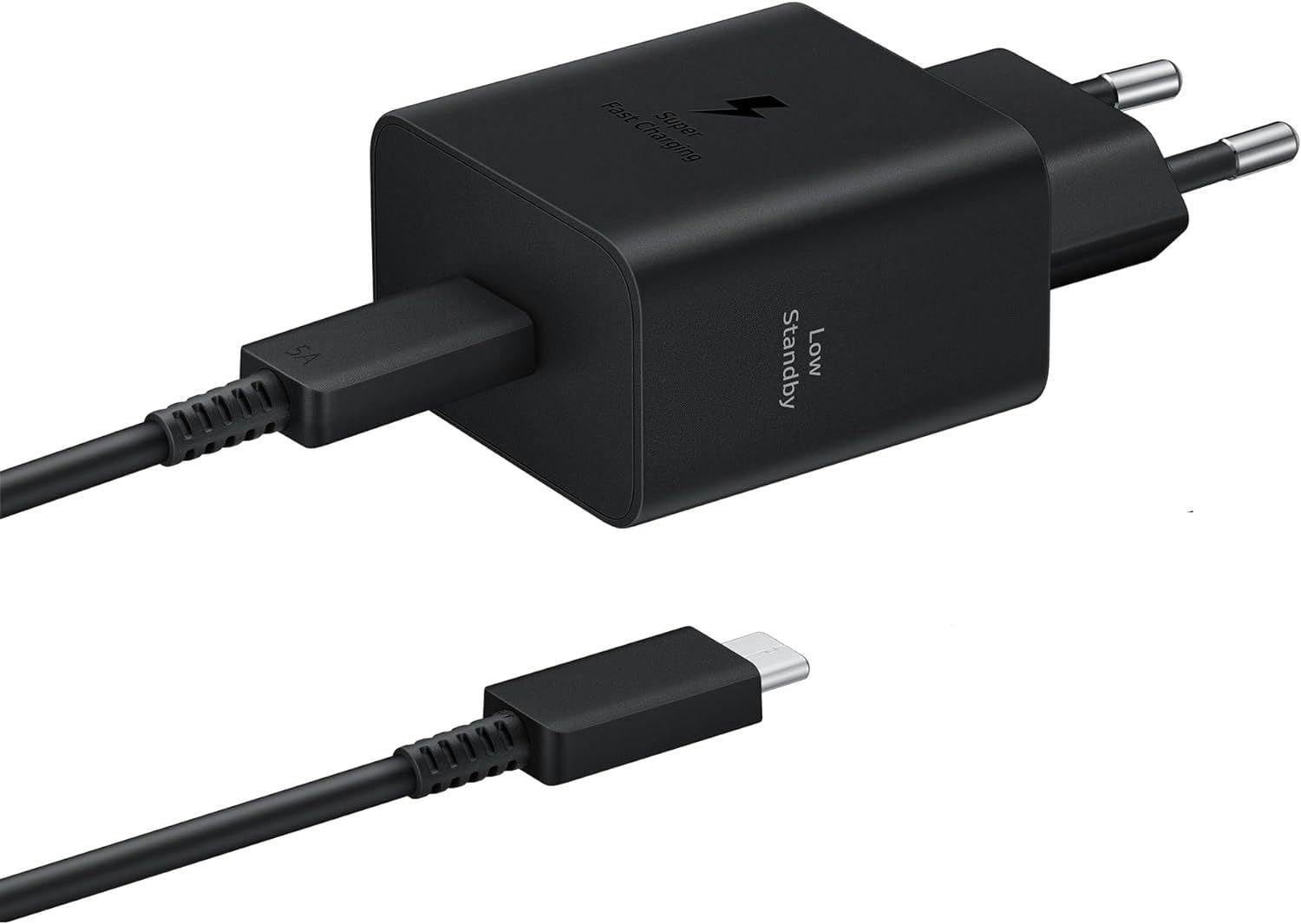 Samsung 45W Usb C Mains Charger With 5 Amp Type C Cable Eu Plug Black - Image 4