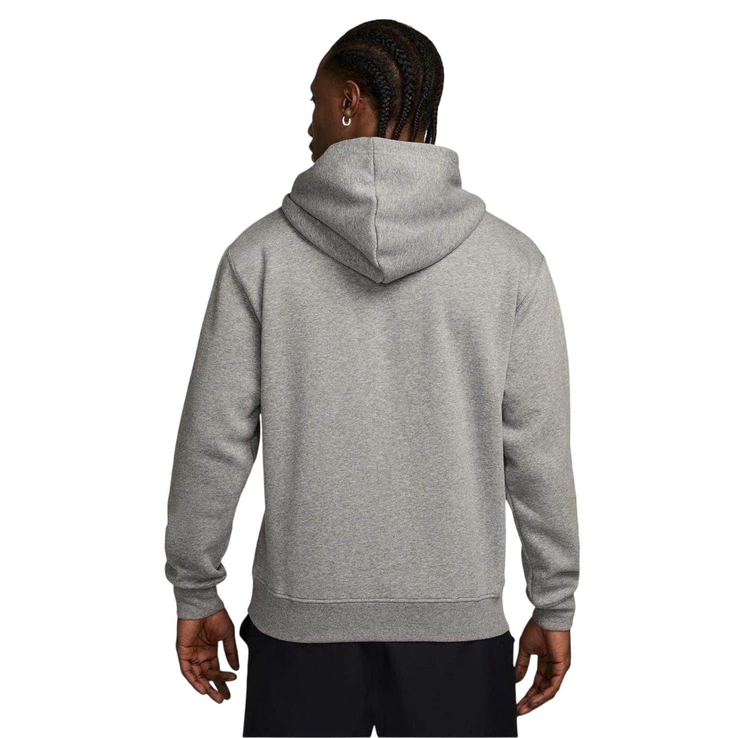 Nike Men's White Air Jordan Essential Fleece Pullover Hoodie - Carbon/ - Xxl - Carbon/ - 100% Mixed