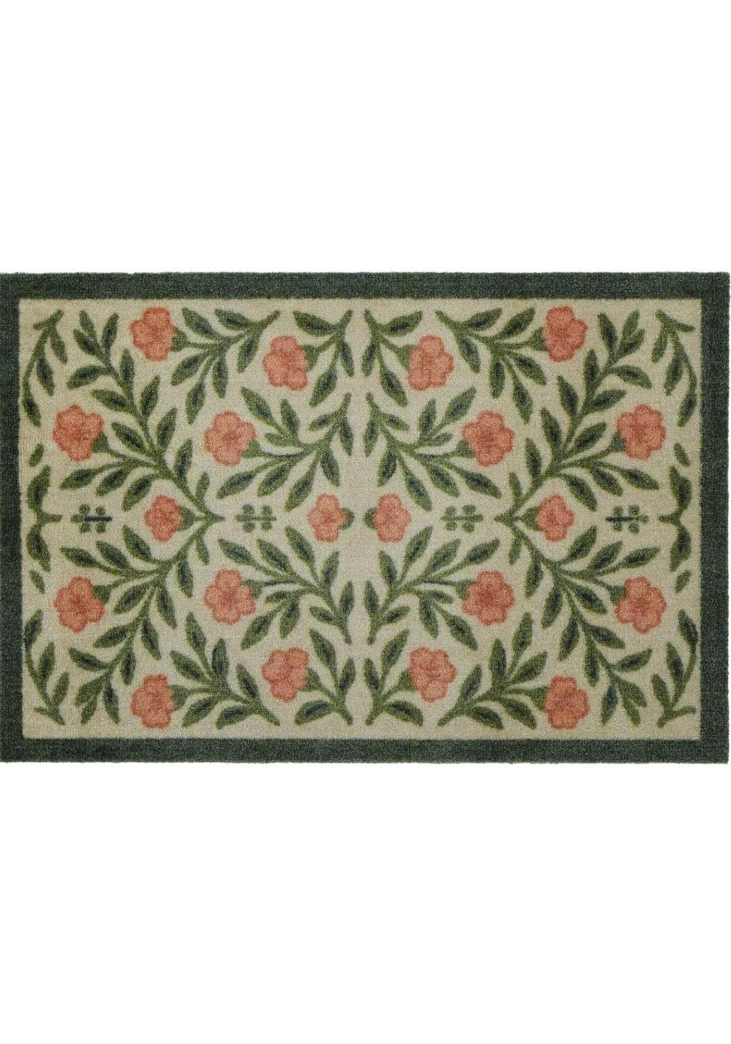 The Rugs Washable Botanical Indoor Mat - 50X75 Cm