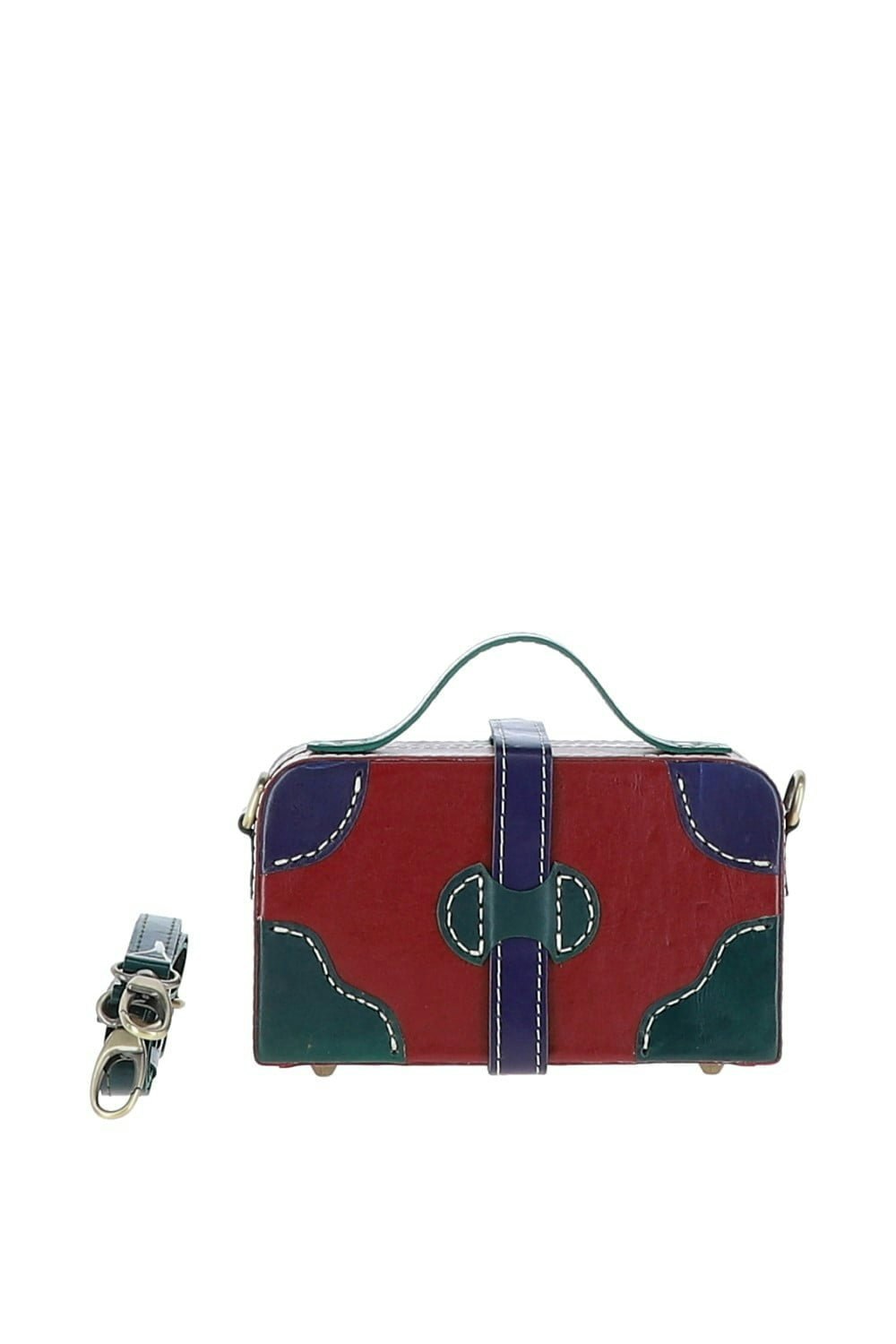 Ashwood Women's Red 'Adelaide' Leather Shoulder Bag: Vin-7 - One Size - Leather